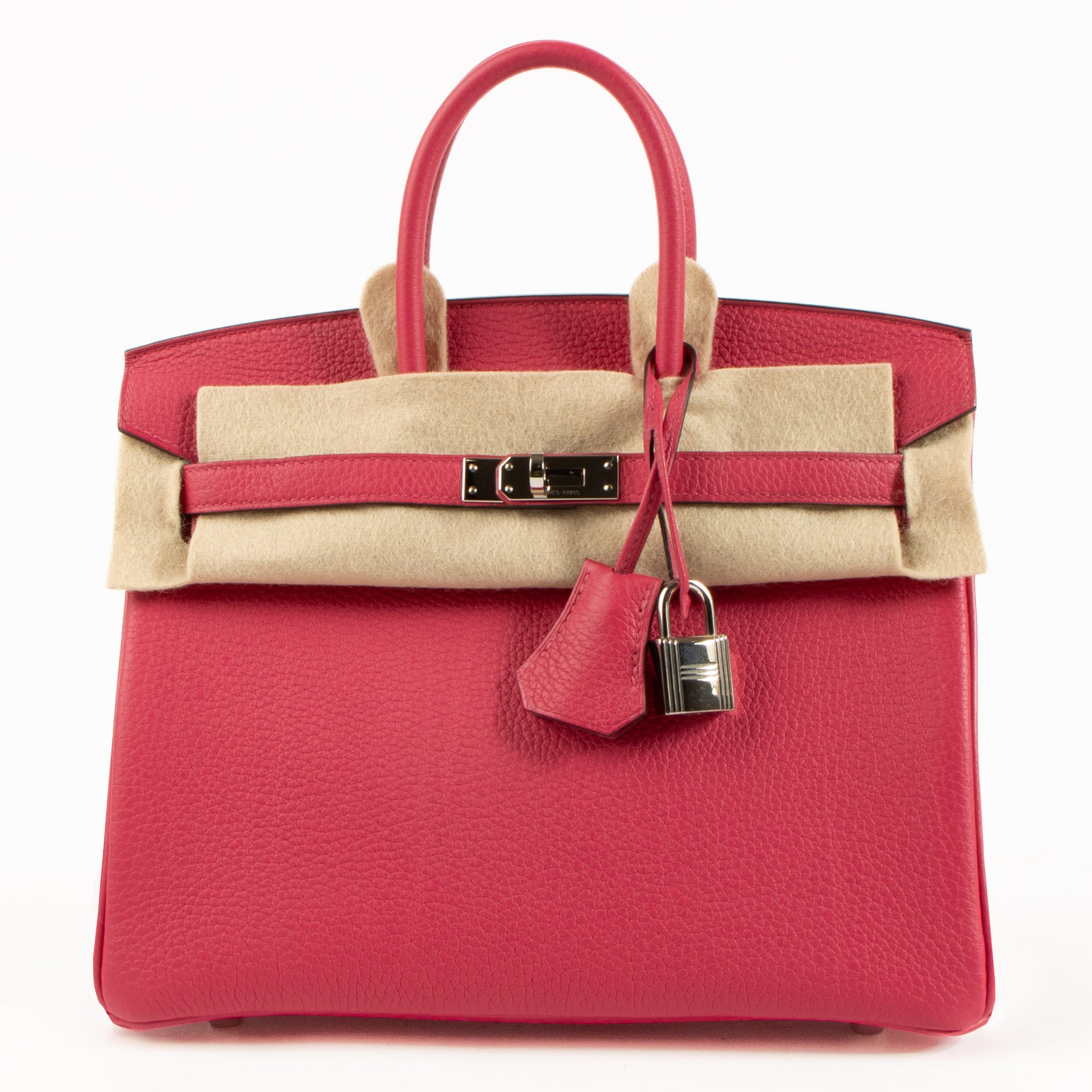 Hermès Birkin 25 Rose Mexico Togo PHW