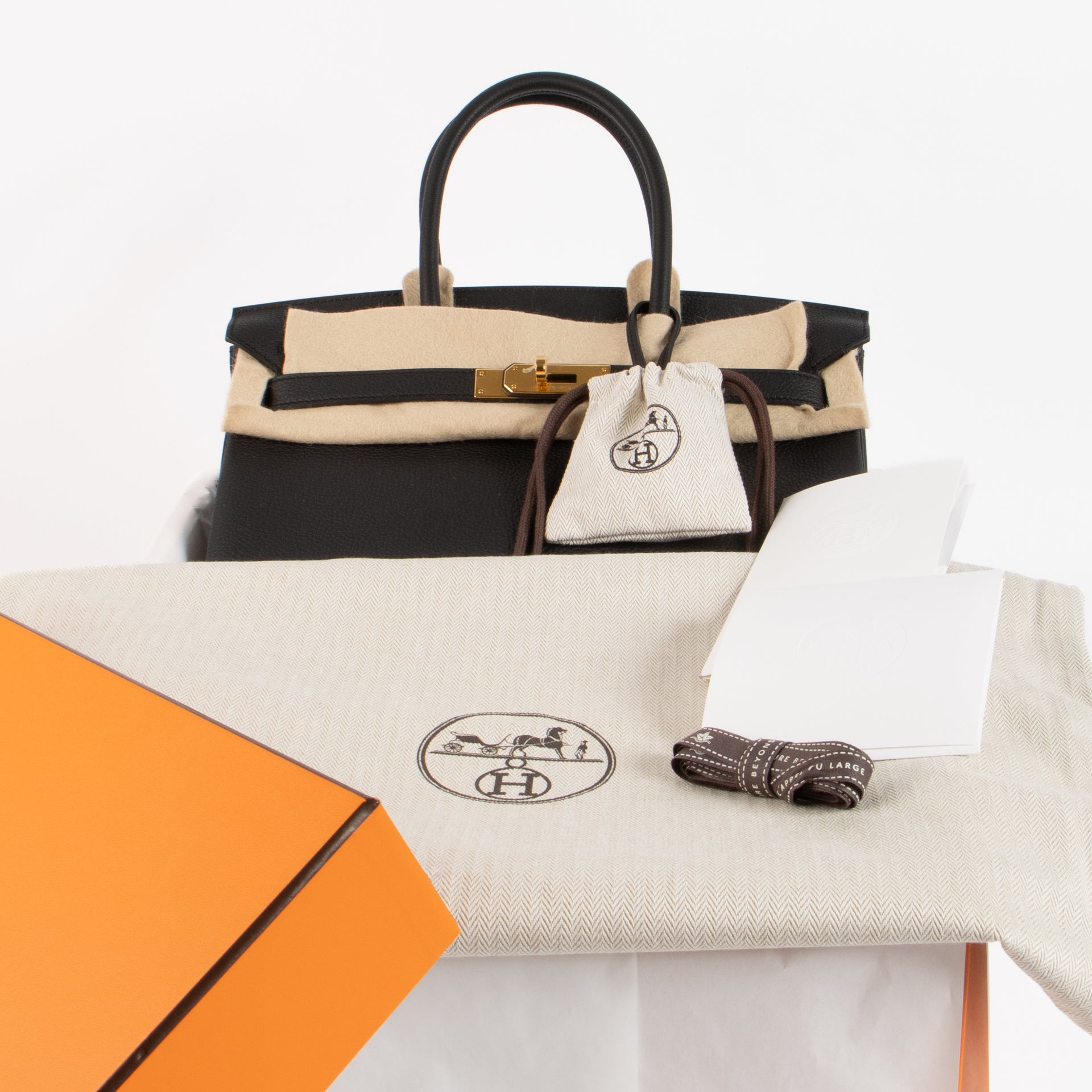 Hermès Birkin 30 Black Togo GHW