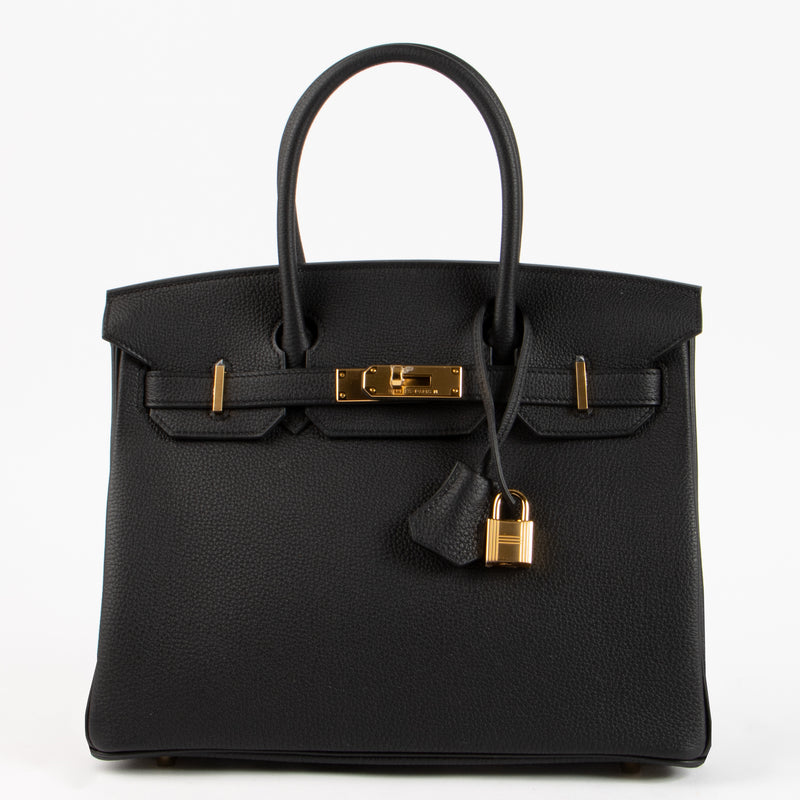 Hermès Birkin 30 Black Togo GHW