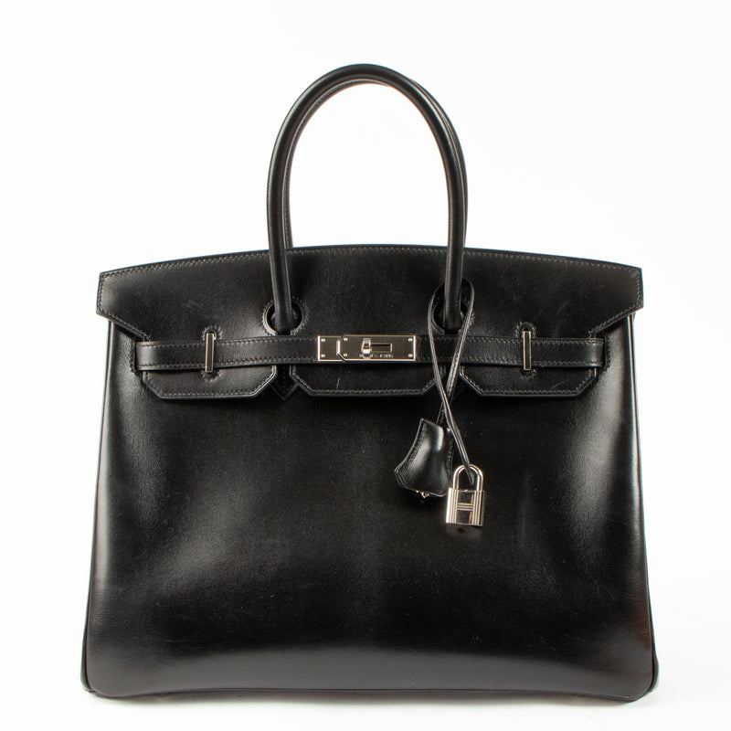 Hermès Birkin 35 Black Box PHW