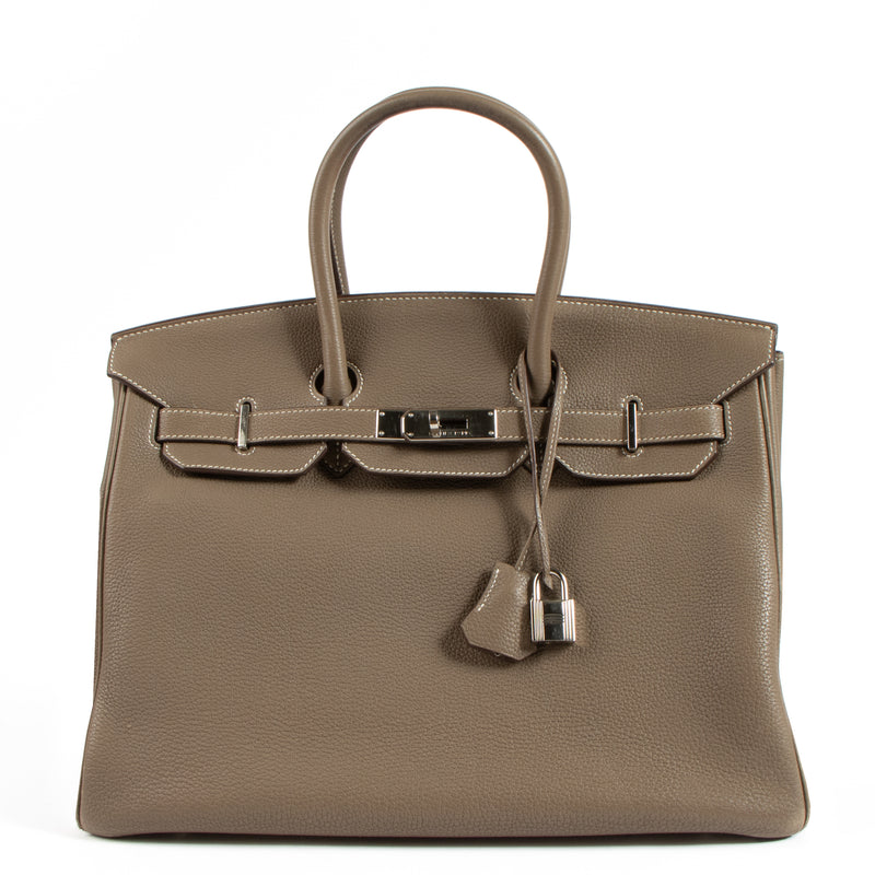 Hermès Birkin 35 Etoupe Togo PHW