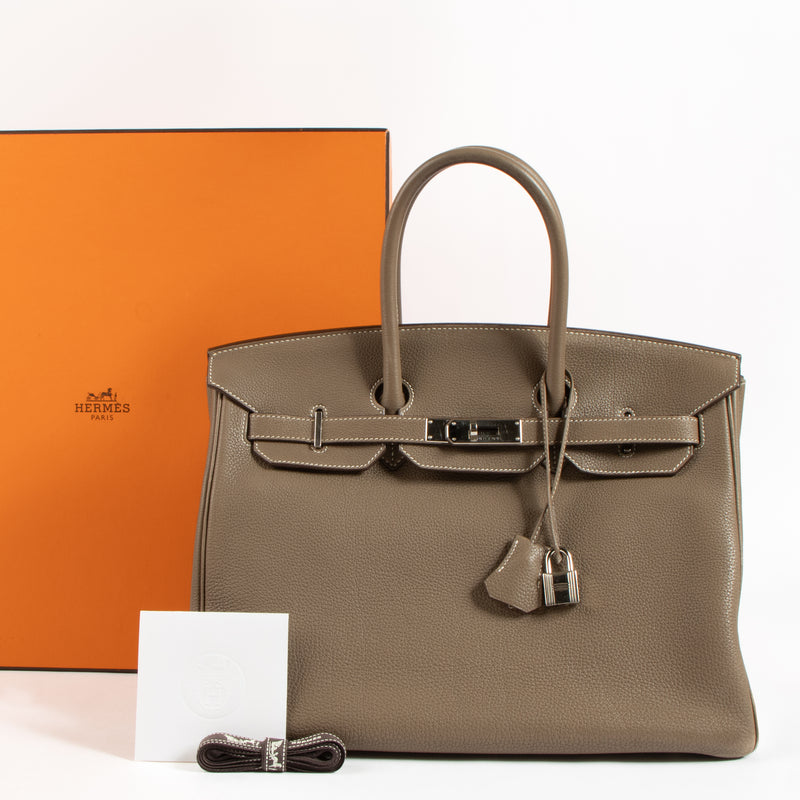 Hermès Birkin 35 Etoupe Togo PHW