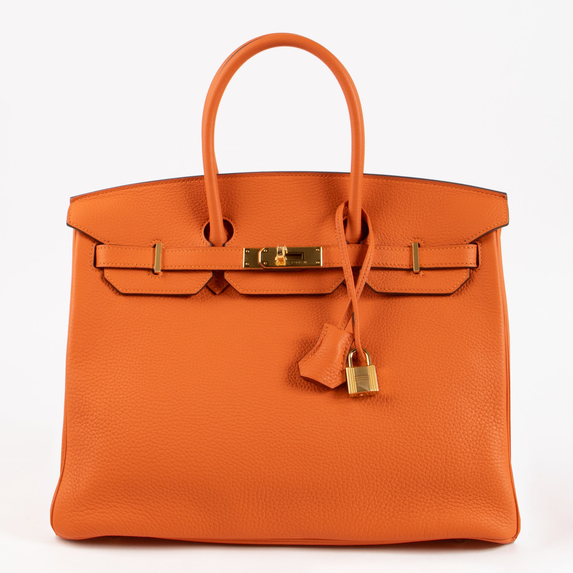Hermès HSS Birkin 35 Orange Poppy Togo GHW
