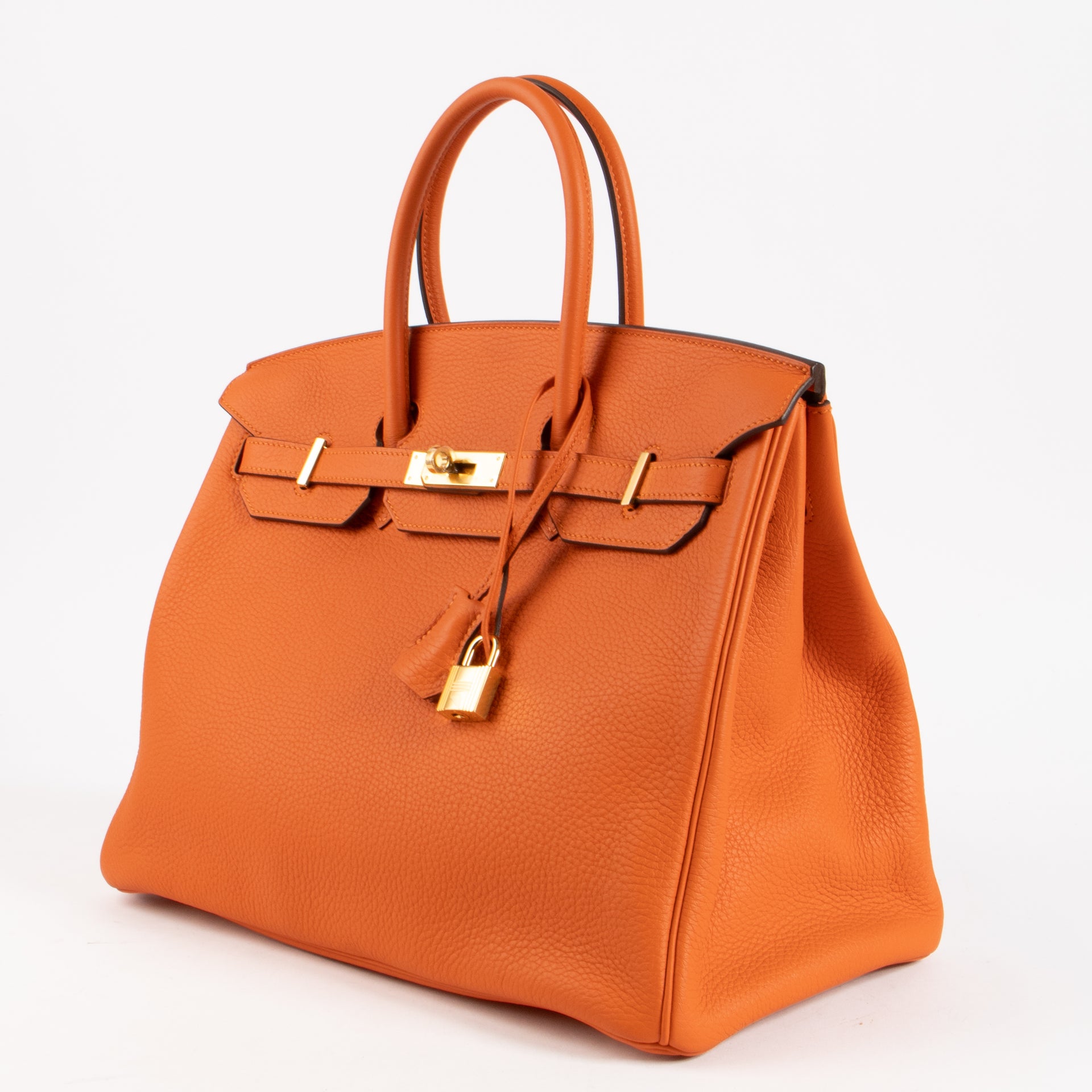 Hermès HSS Birkin 35 Orange Poppy Togo GHW