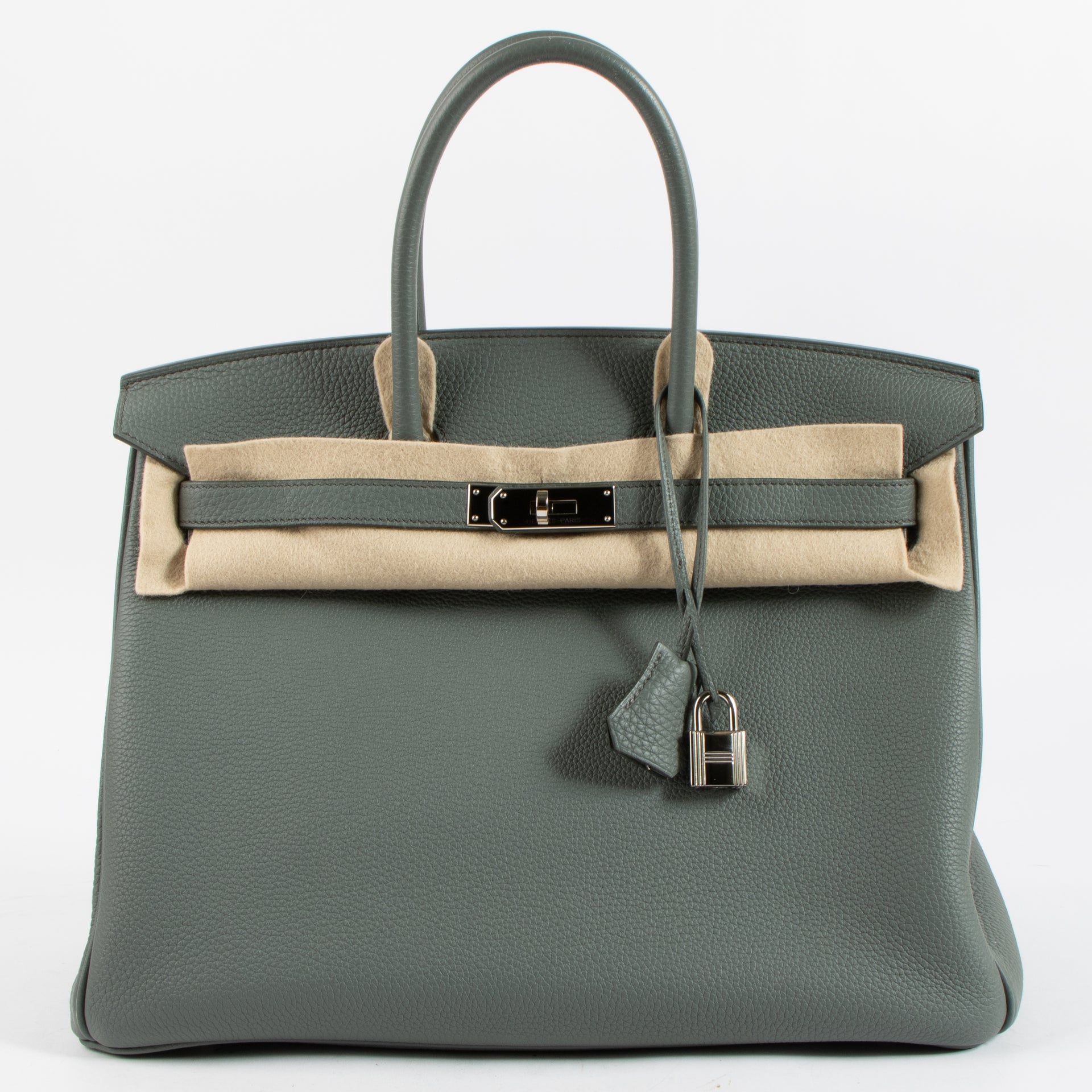 Hermès Birkin 35 Vert Amande Togo PHW