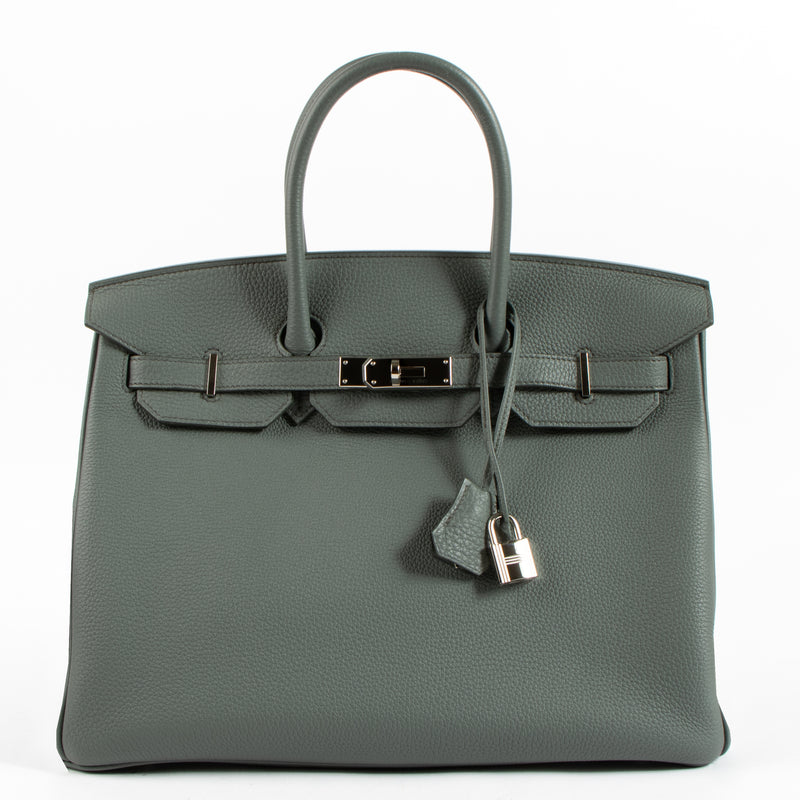 Hermès Birkin 35 Vert Amande Togo PHW