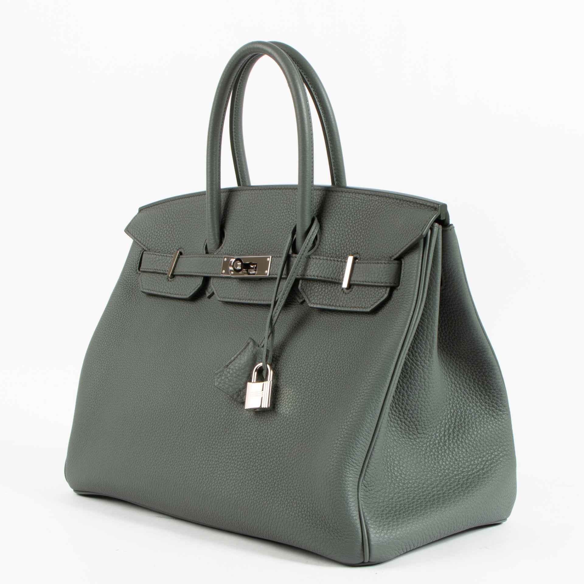 Hermès Birkin 35 Vert Amande Togo PHW