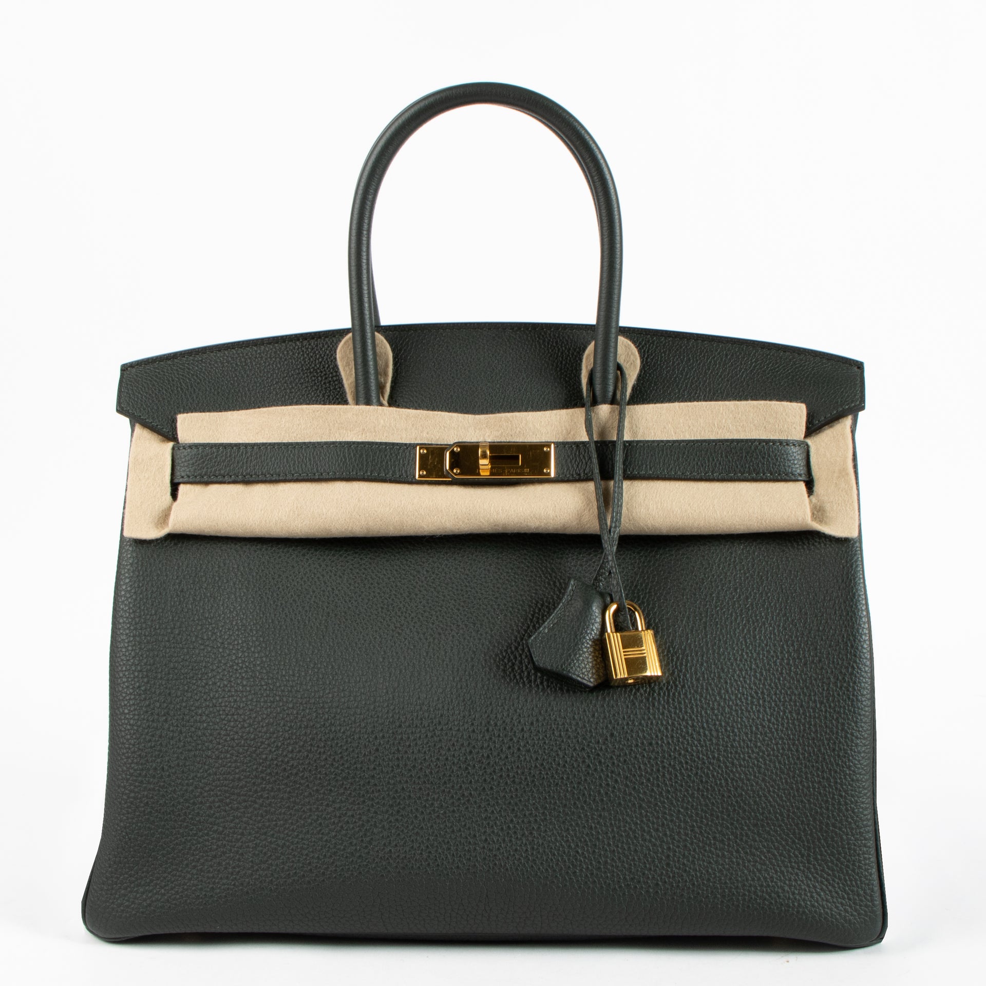Hermès Birkin 35 Vert Foncé Togo GHW