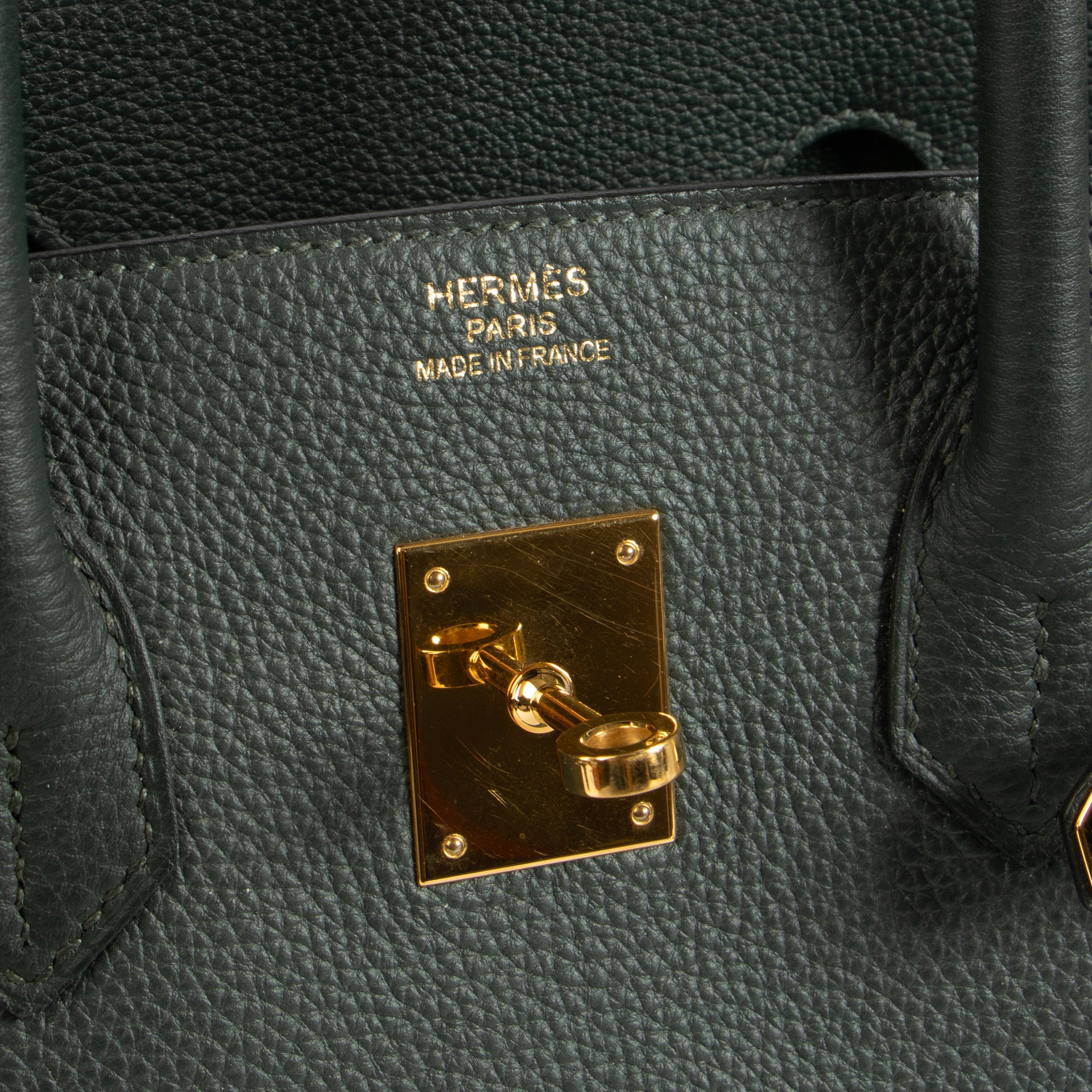Hermès Birkin 35 Vert Foncé Togo GHW