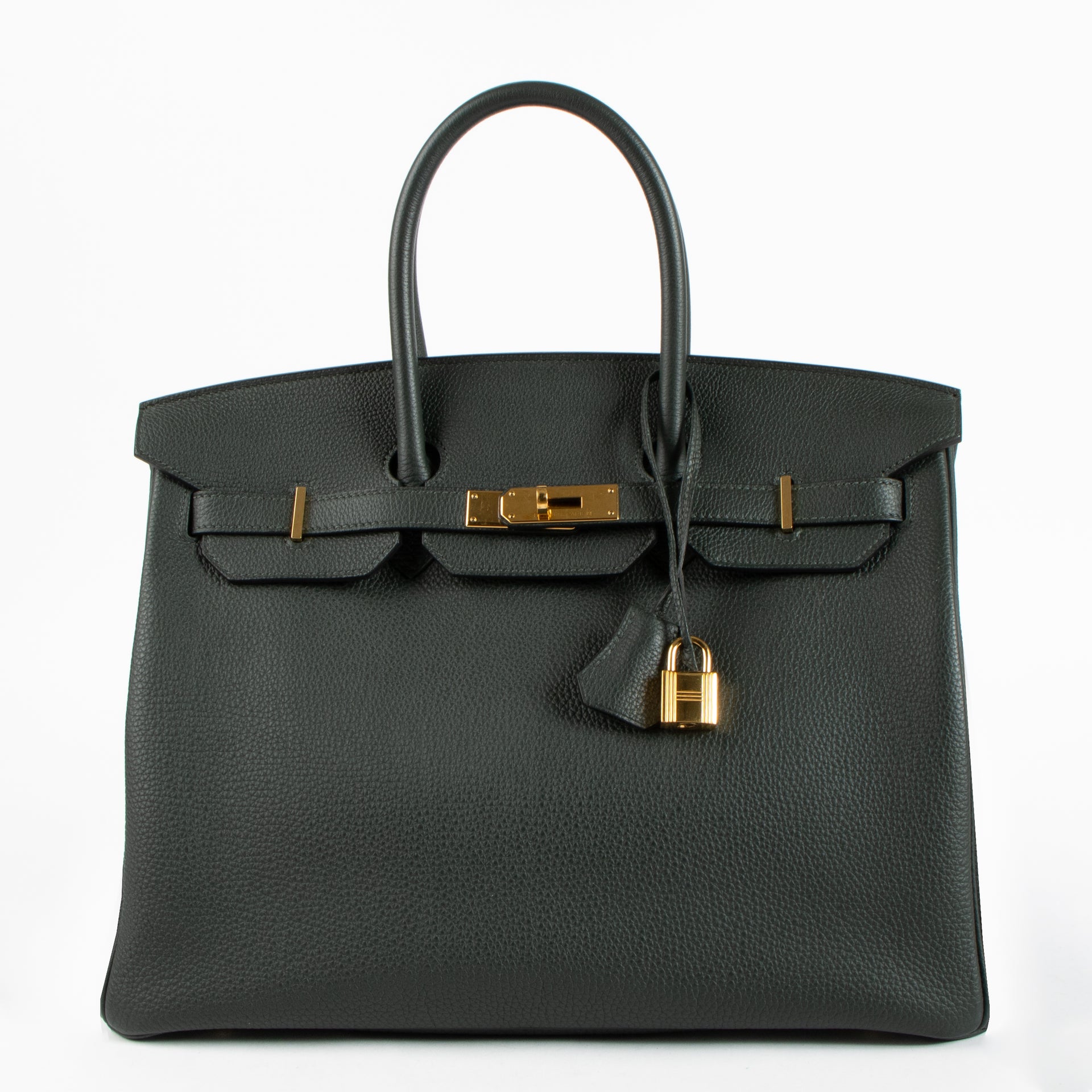 Hermès Birkin 35 Vert Foncé Togo GHW