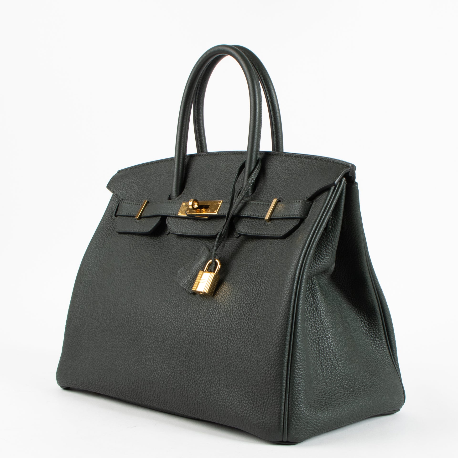 Hermès Birkin 35 Vert Foncé Togo GHW