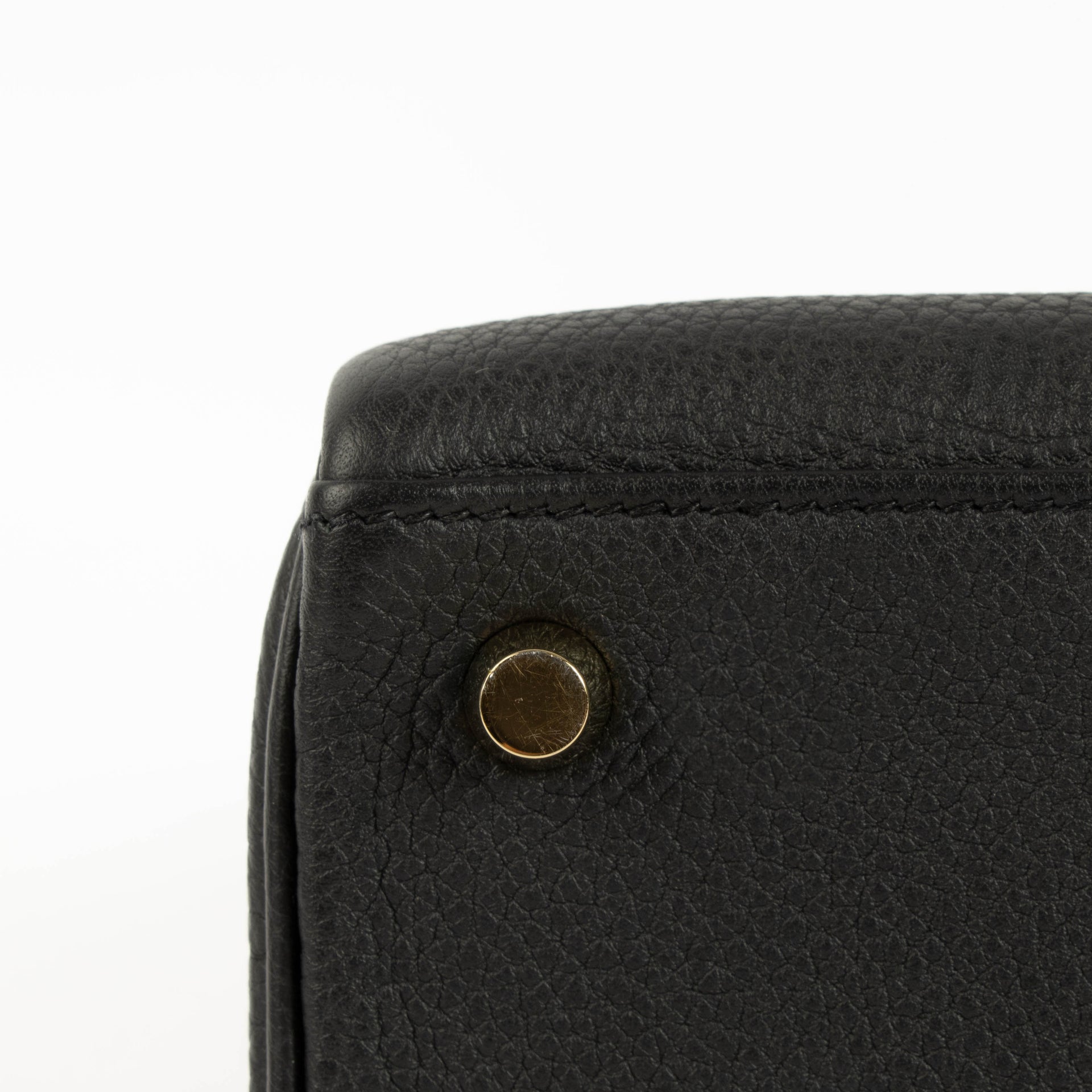 Hermès Kelly 25 Black Togo GHW