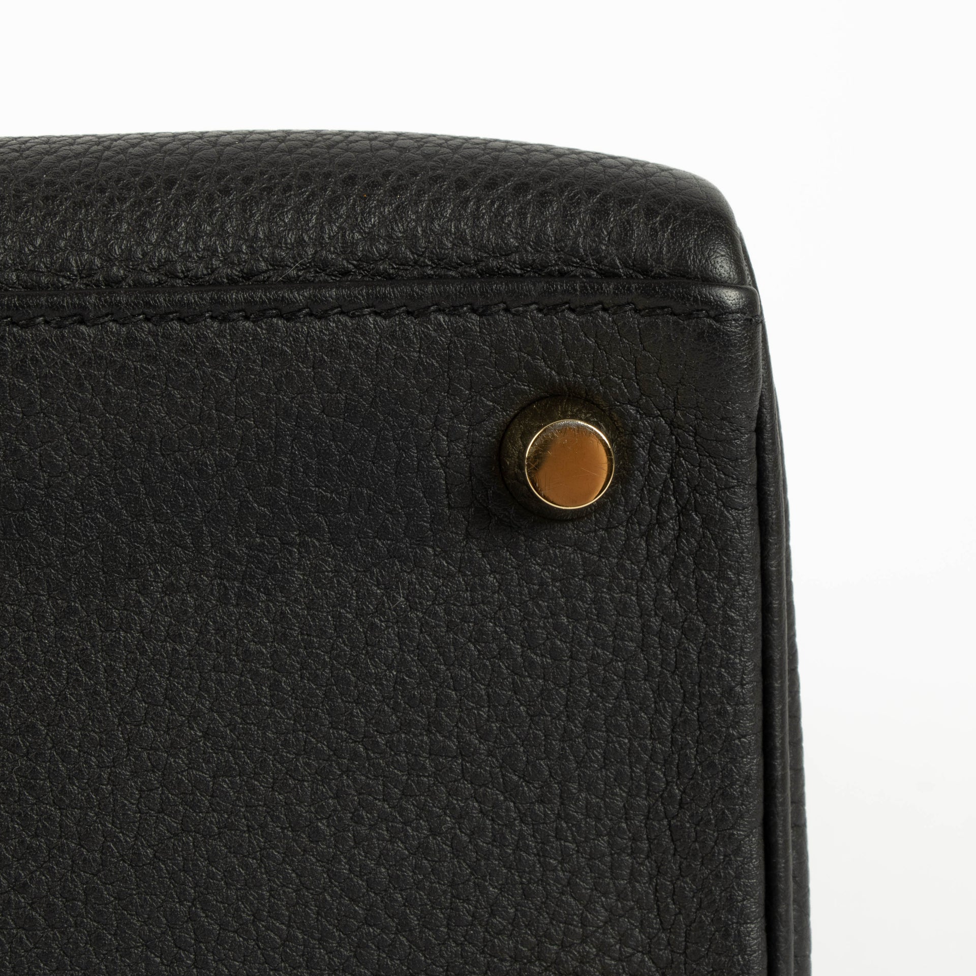 Hermès Kelly 25 Black Togo GHW