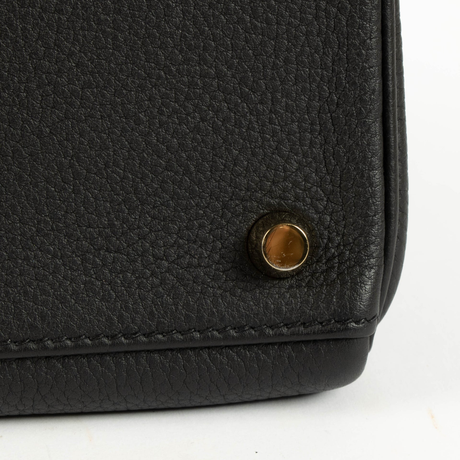 Hermès Kelly 25 Black Togo GHW