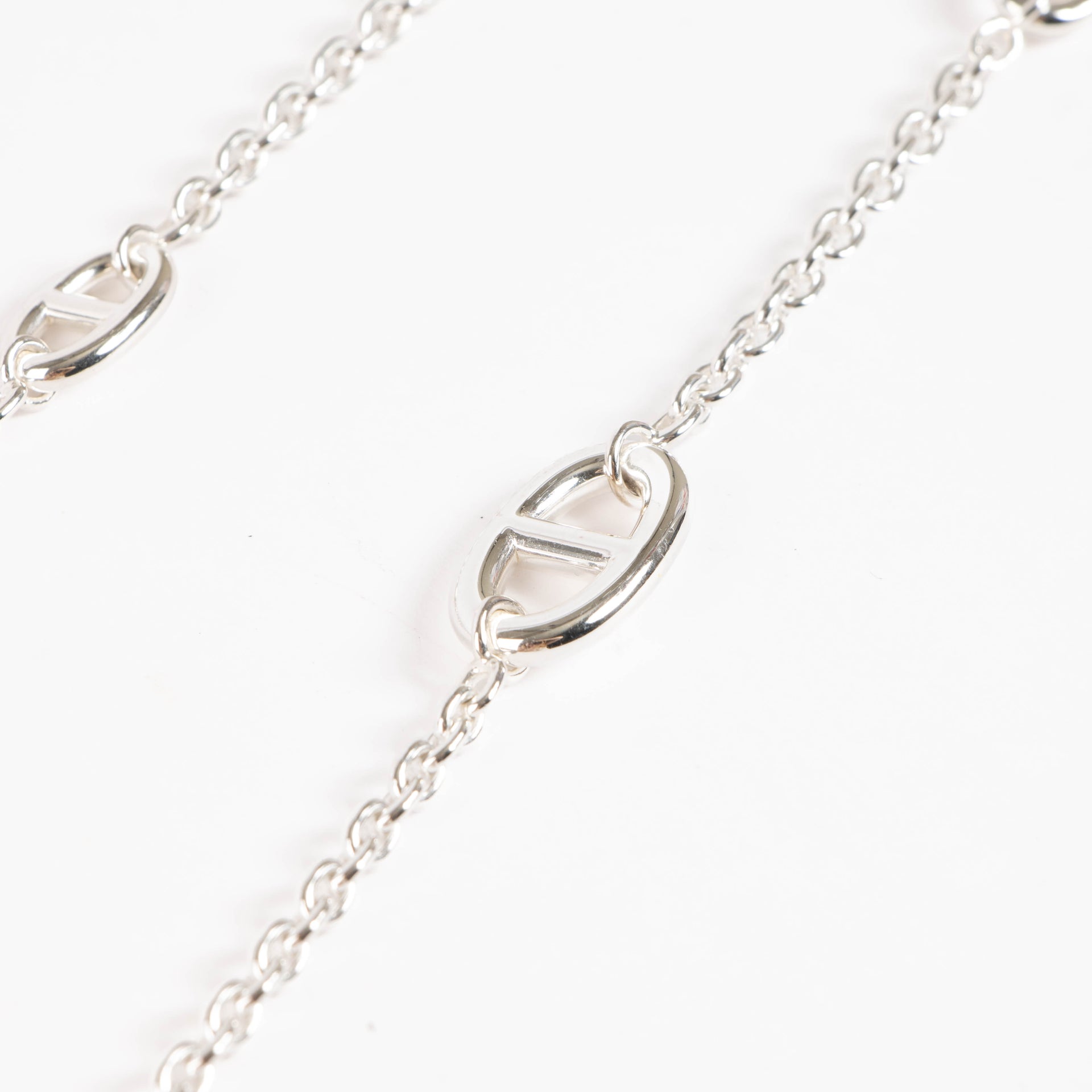 Hermès Sterling Silver Farandole Necklace 120