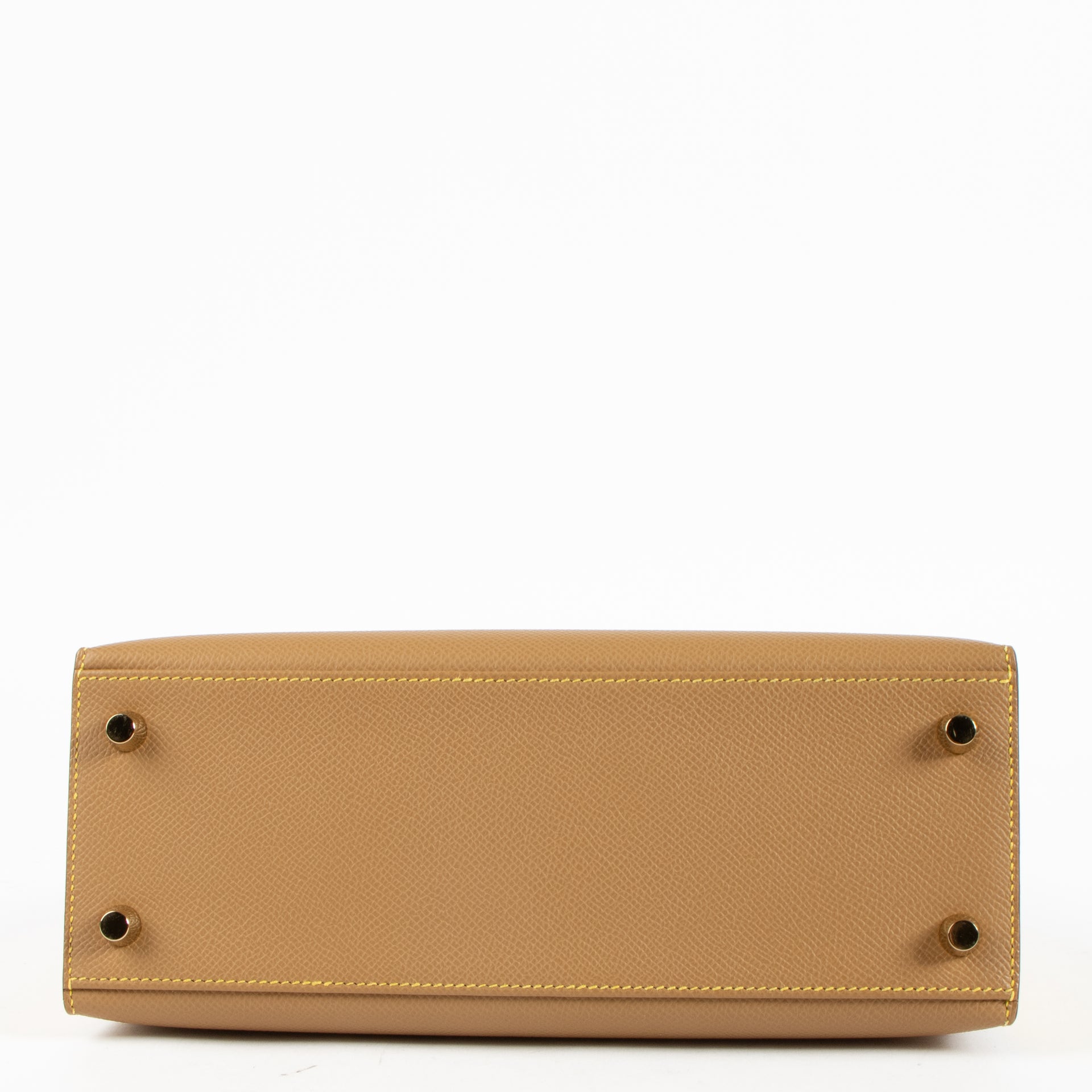 Hermes HSS Kelly 25 Biscuit/Jaune de Naple Epsom GHW