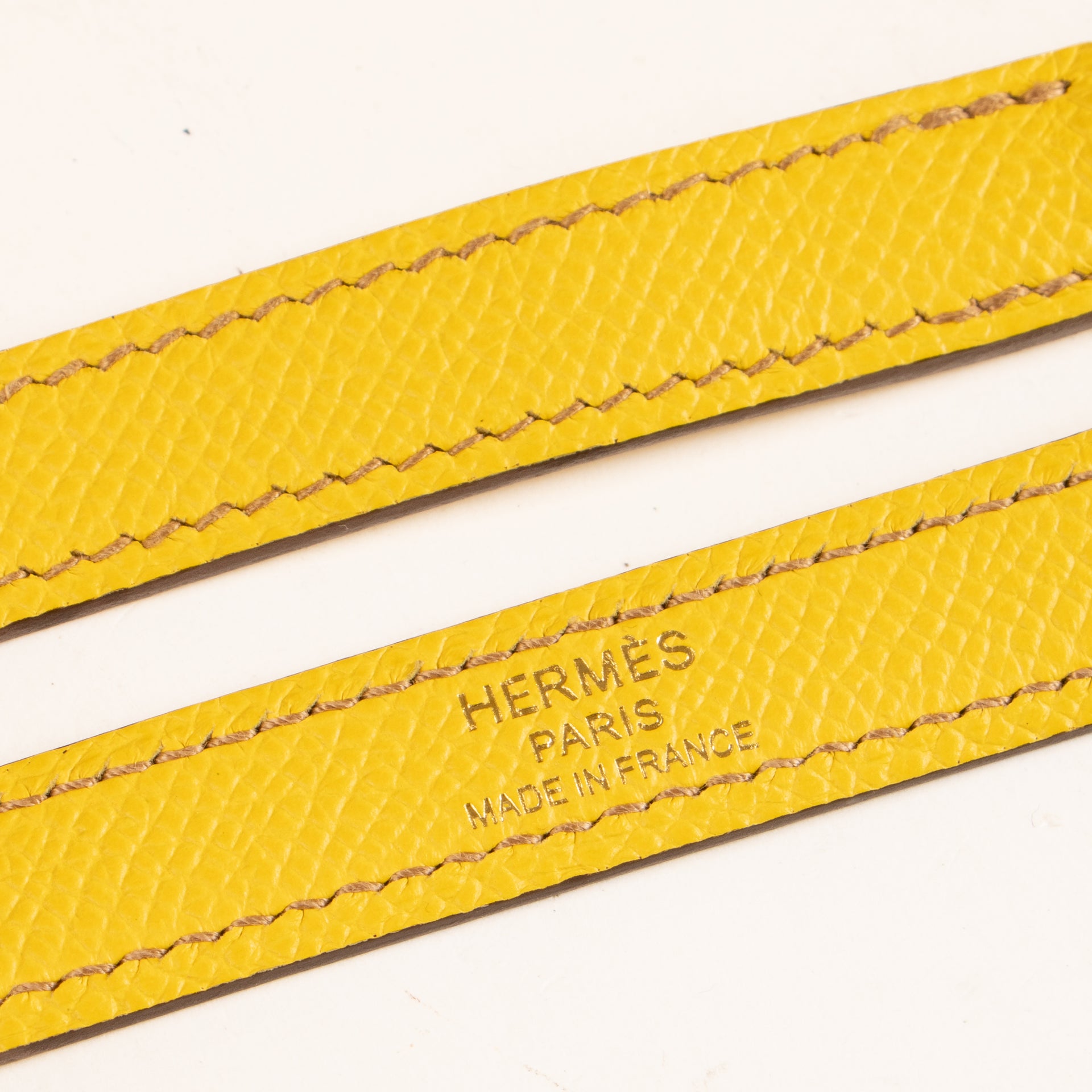 Hermes HSS Kelly 25 Biscuit/Jaune de Naple Epsom GHW