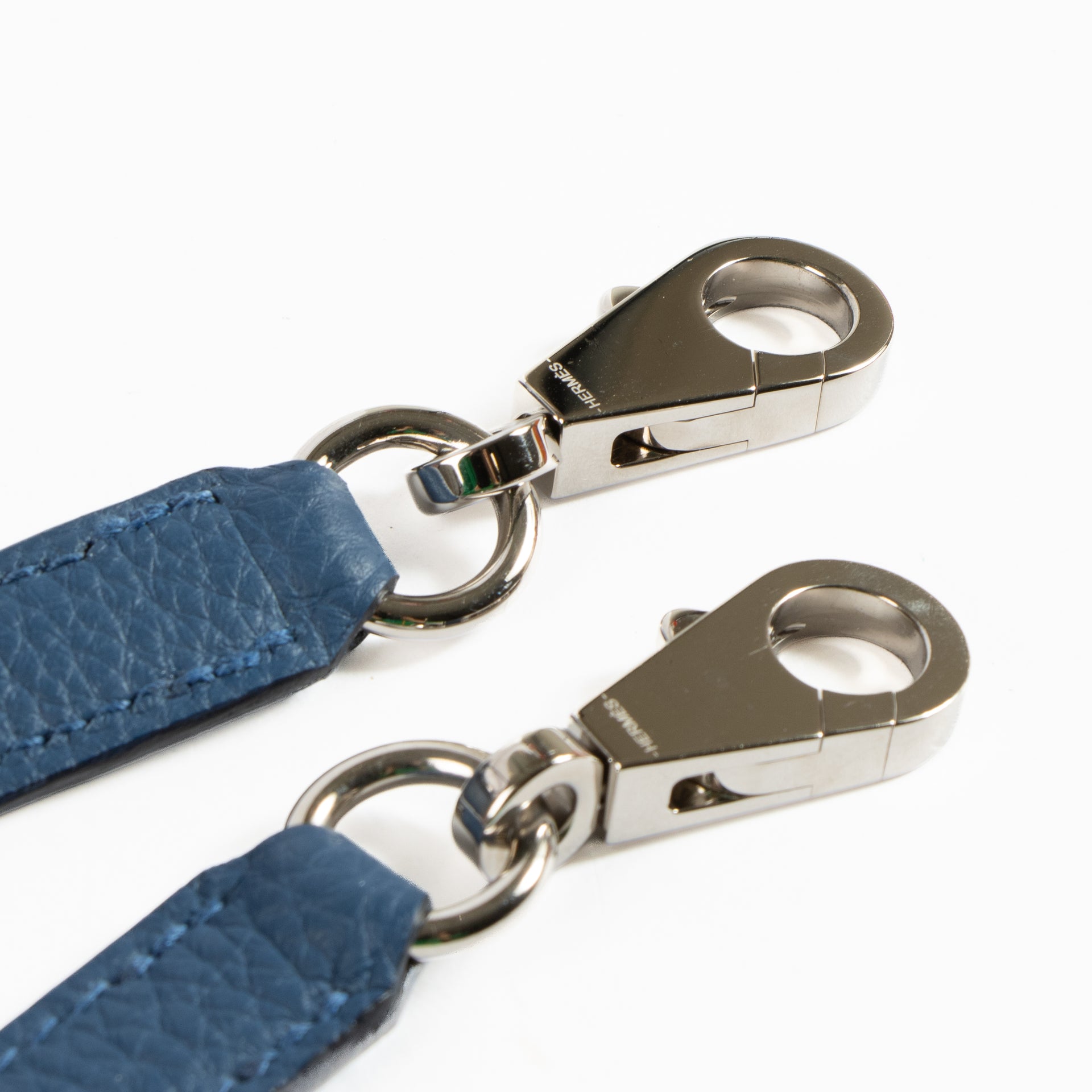 Hermès Kelly 25 Bleu Tie Togo PHW