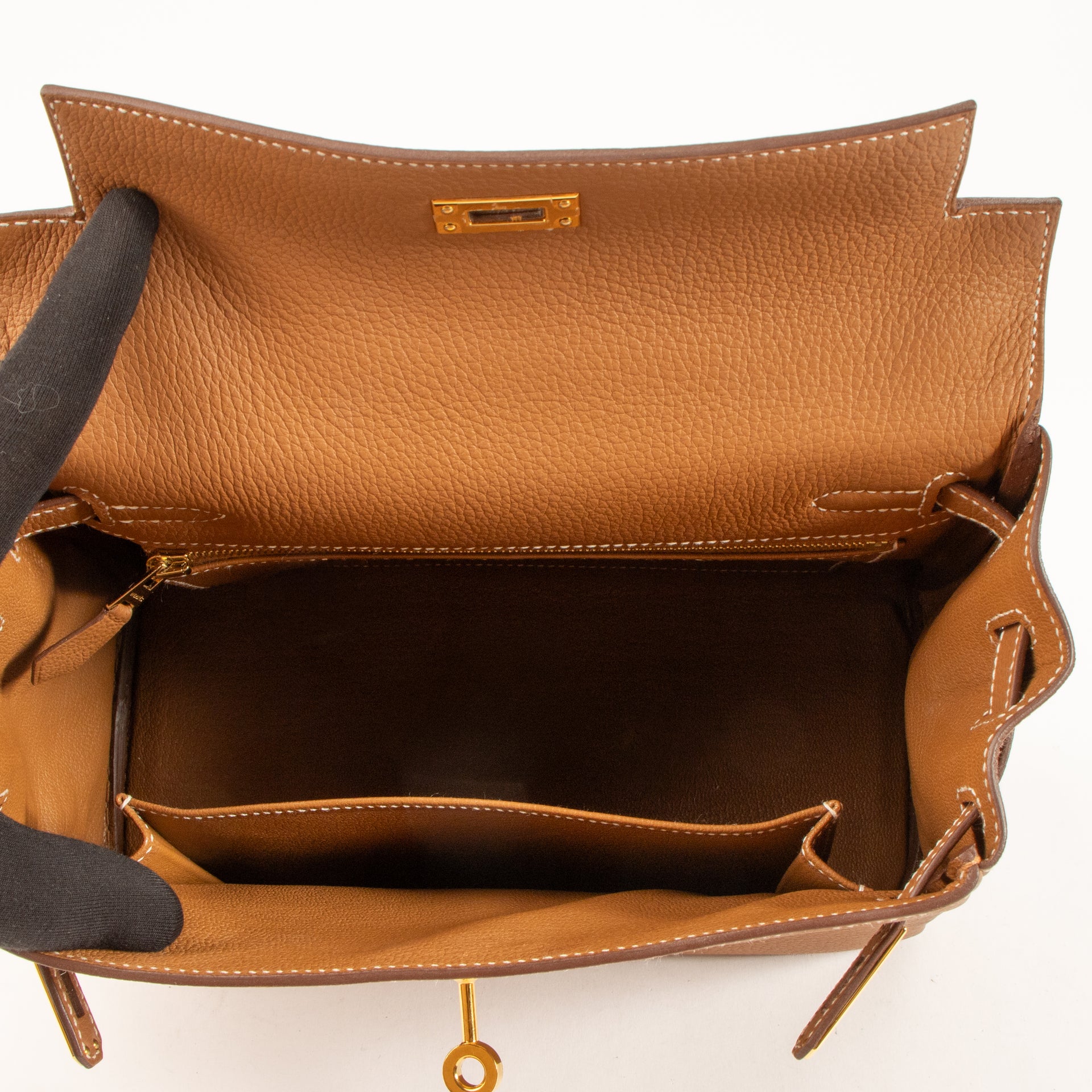 Hermès Kelly 25 Gold Togo GHW