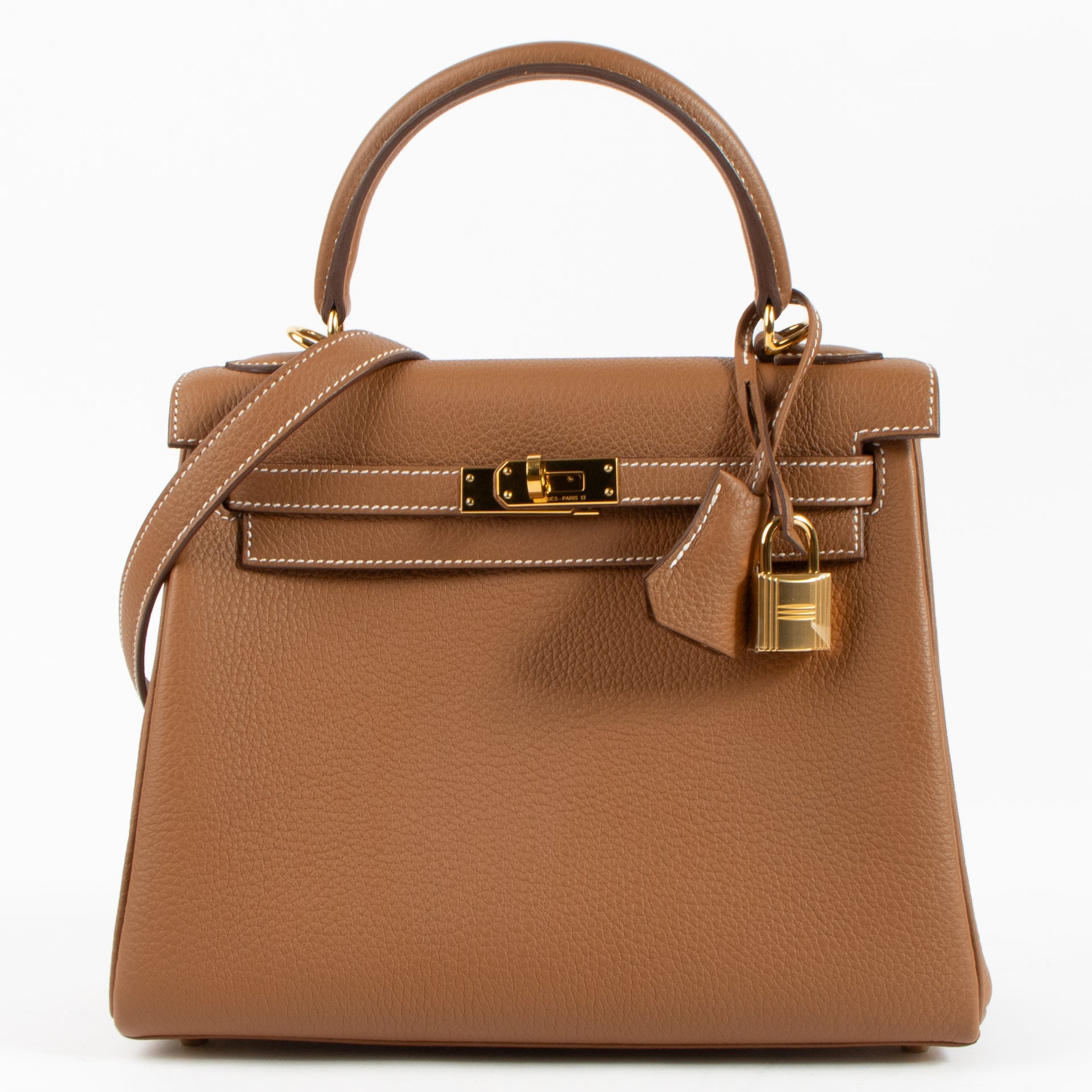 Hermès Kelly 25 Gold Togo GHW