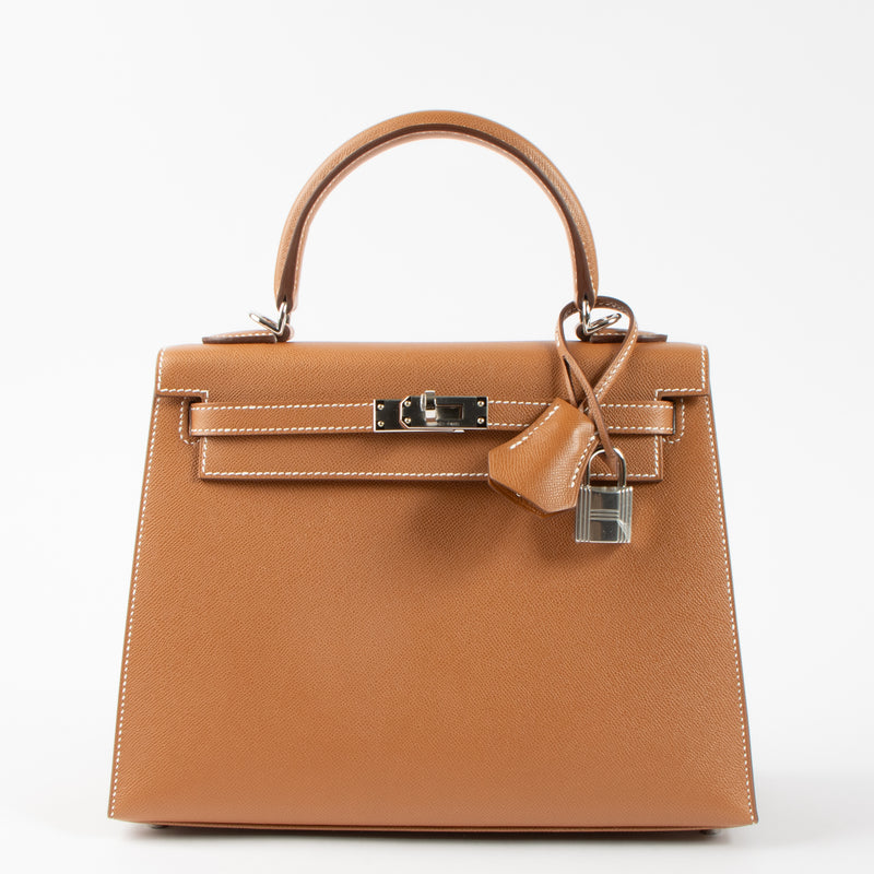 Hermès Kelly 25 Gold Madame PHW
