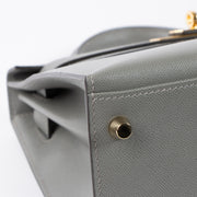 Shop this authentic Hermes Kelly 28 Gris Meyer Madame GHW pre-loved on Labellov.com