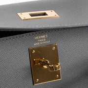 Shop this authentic Hermes Kelly 28 Gris Meyer Madame GHW pre-loved on Labellov.com