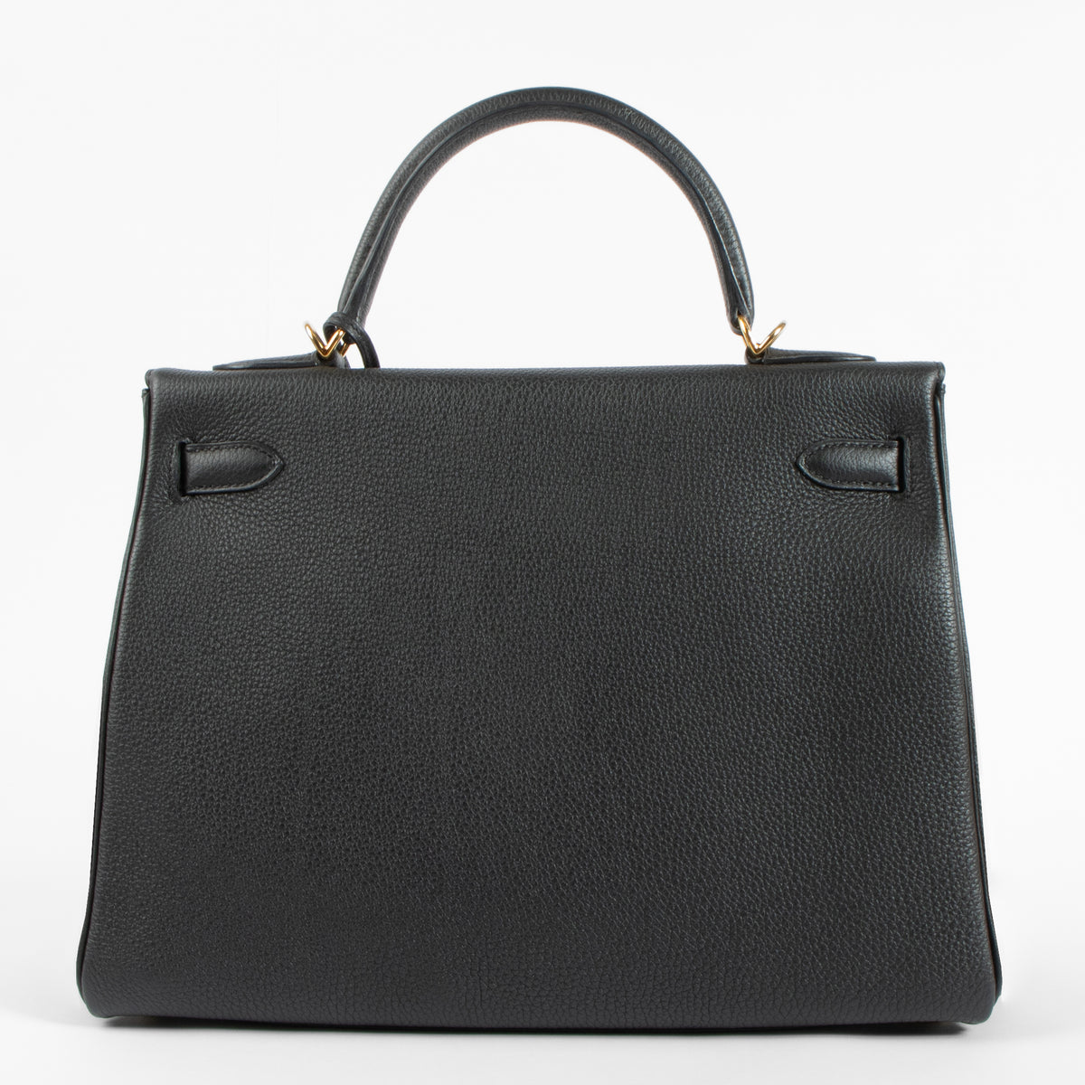 Hermès Kelly 32 Black Togo GHW