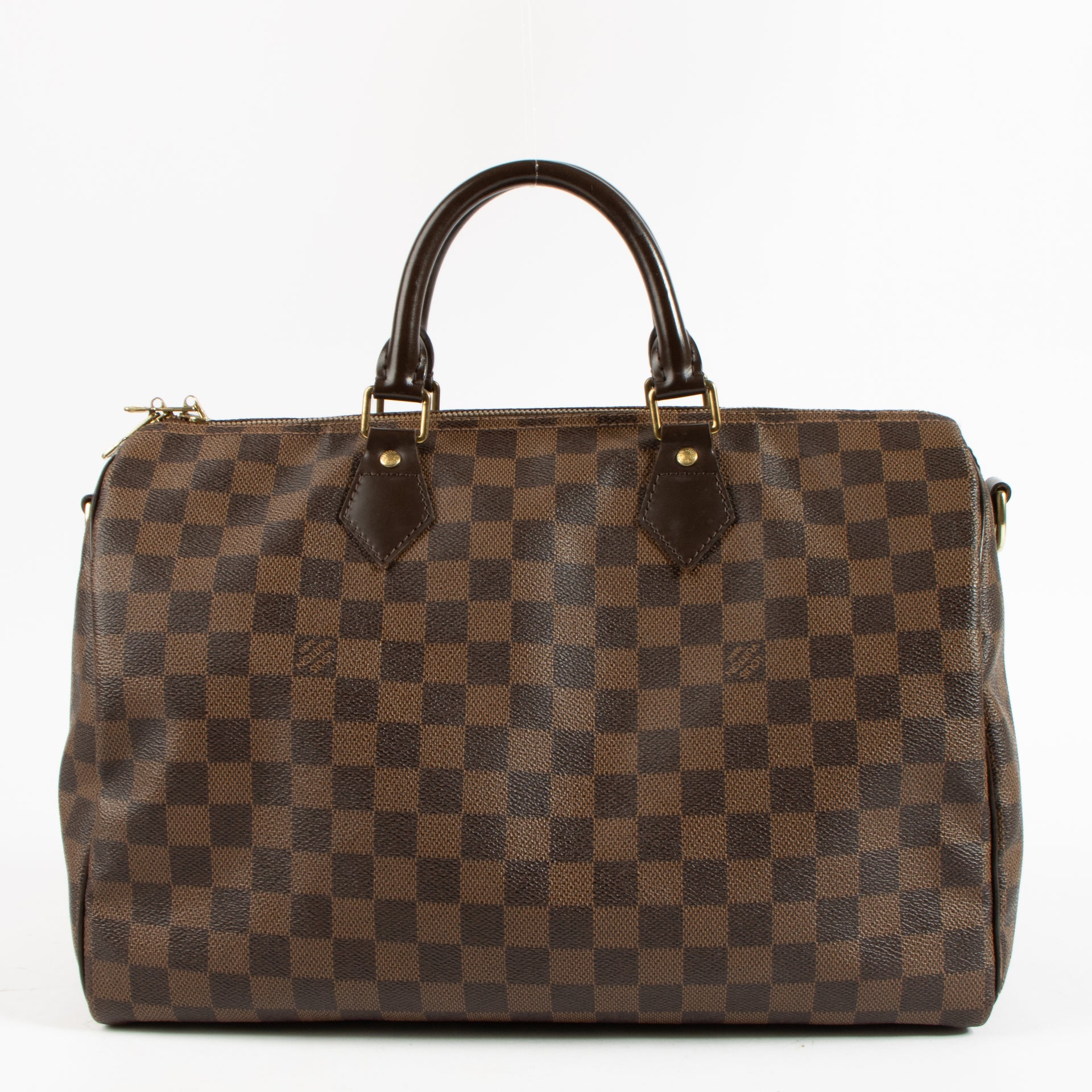 Shop the authentic Louis Vuitton Damier Ebene Speedy Bandoulière 35 Bag on Labellov.com !