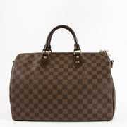 Shop the authentic Louis Vuitton Damier Ebene Speedy Bandoulière 35 Bag on Labellov.com !