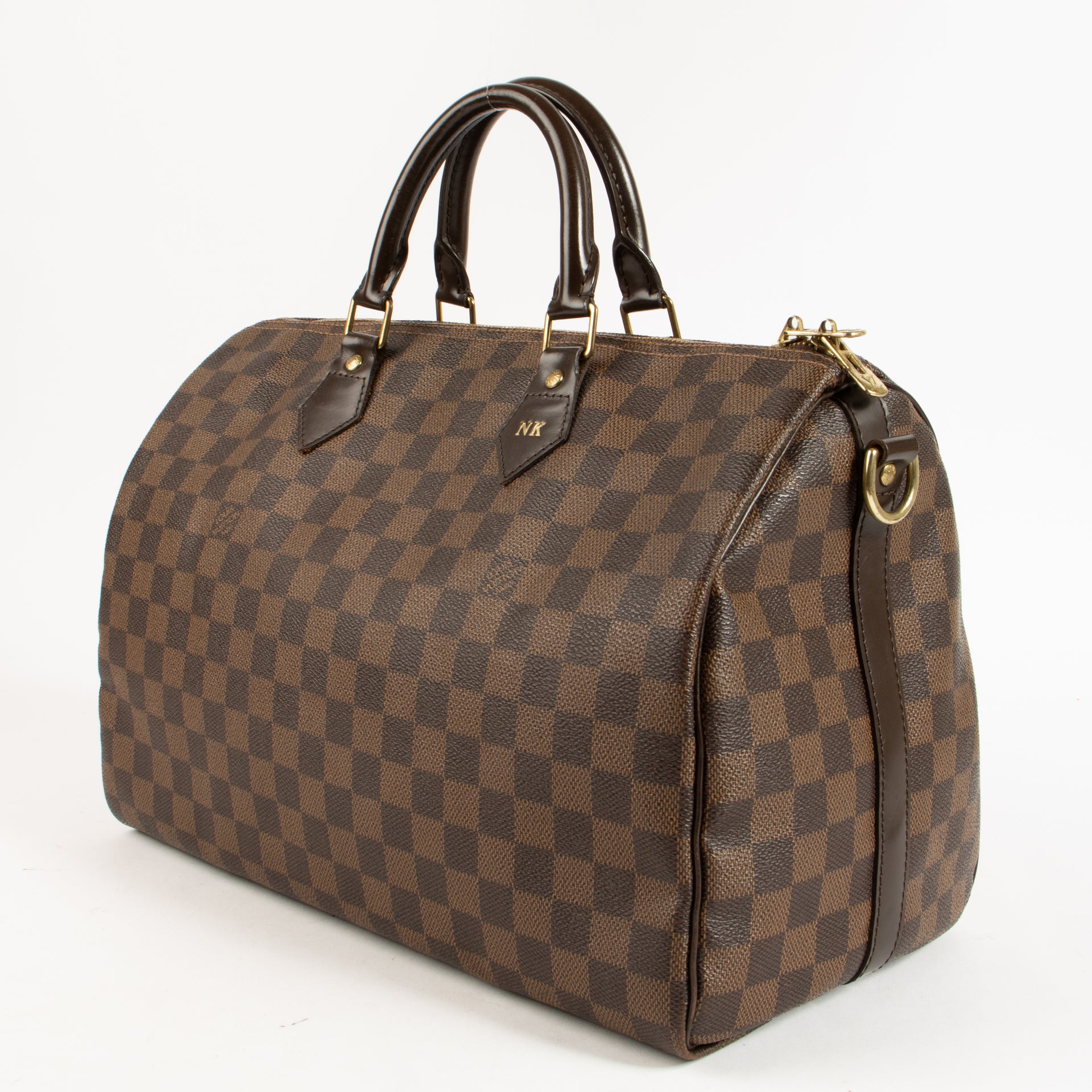 Shop the authentic Louis Vuitton Damier Ebene Speedy Bandoulière 35 Bag on Labellov.com !