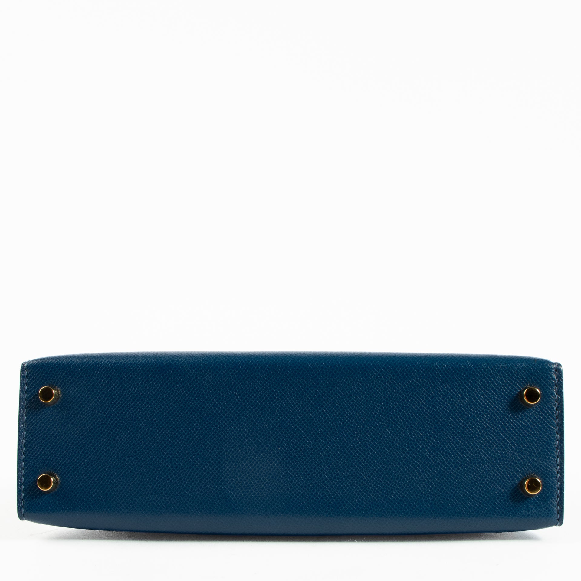 Hermès Kelly Mini II Deep Blue Madame GHW