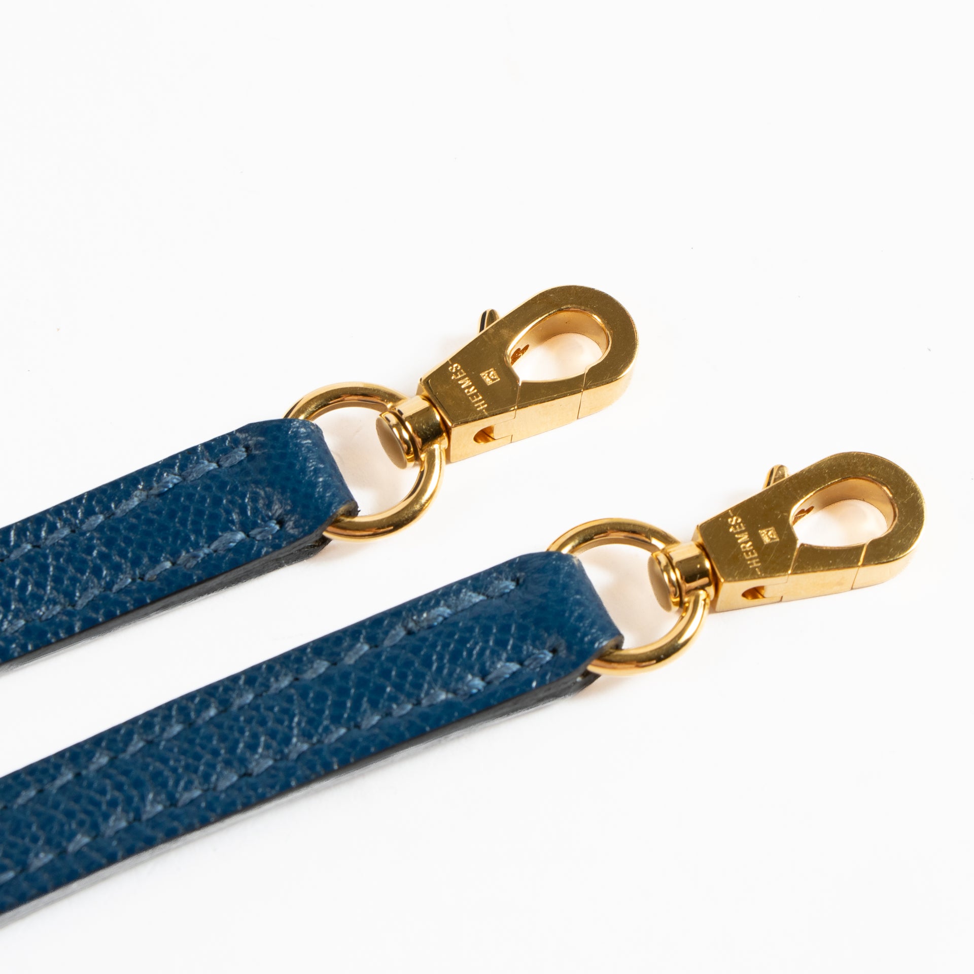 Hermès Kelly Mini II Deep Blue Madame GHW