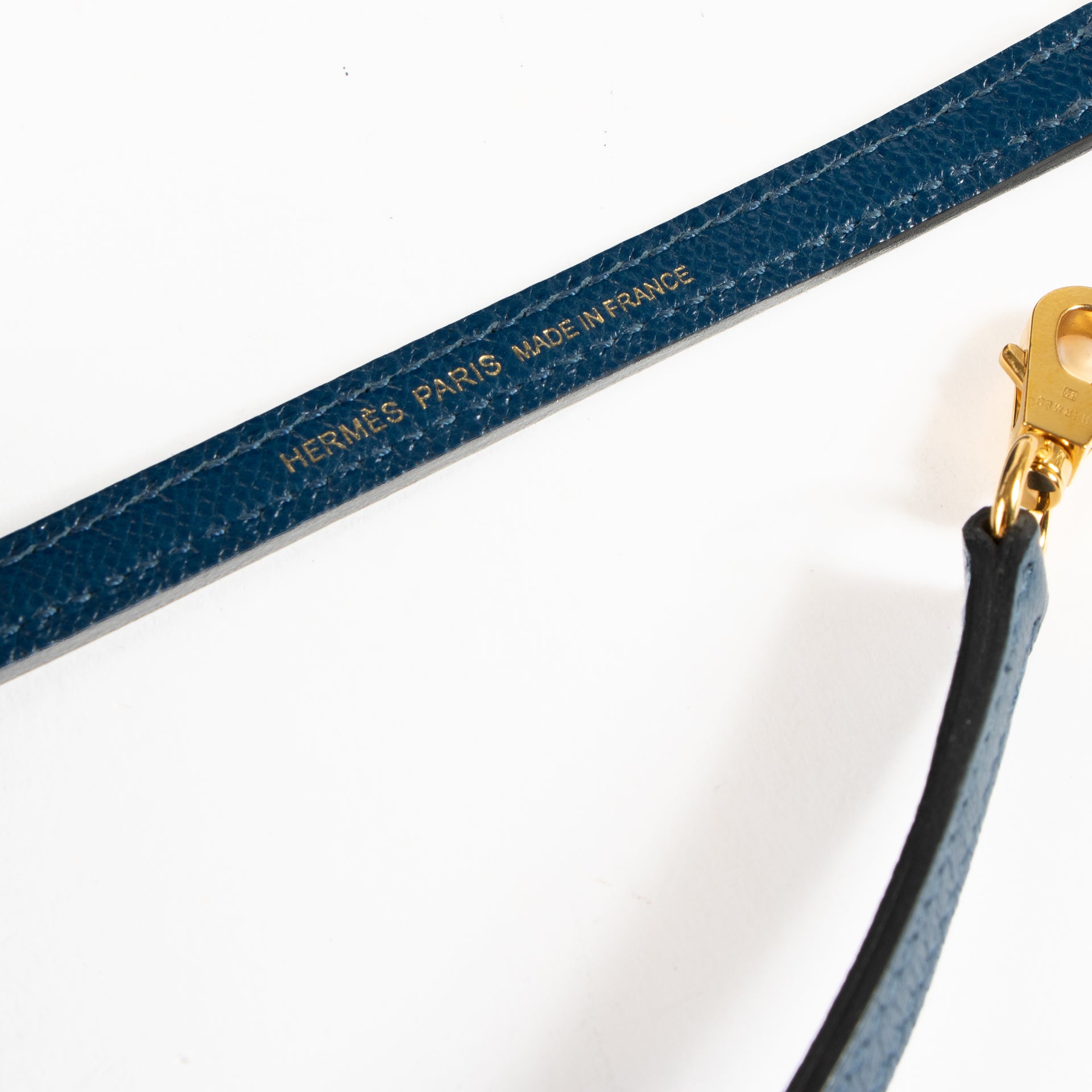 Hermès Kelly Mini II Deep Blue Madame GHW