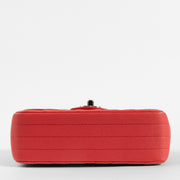 Shop the 100% authentic Chanel Coral Caviar Mini Classic Handbag second hand on Labellov.com!