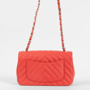 Shop the 100% authentic Chanel Coral Caviar Mini Classic Handbag second hand on Labellov.com!
