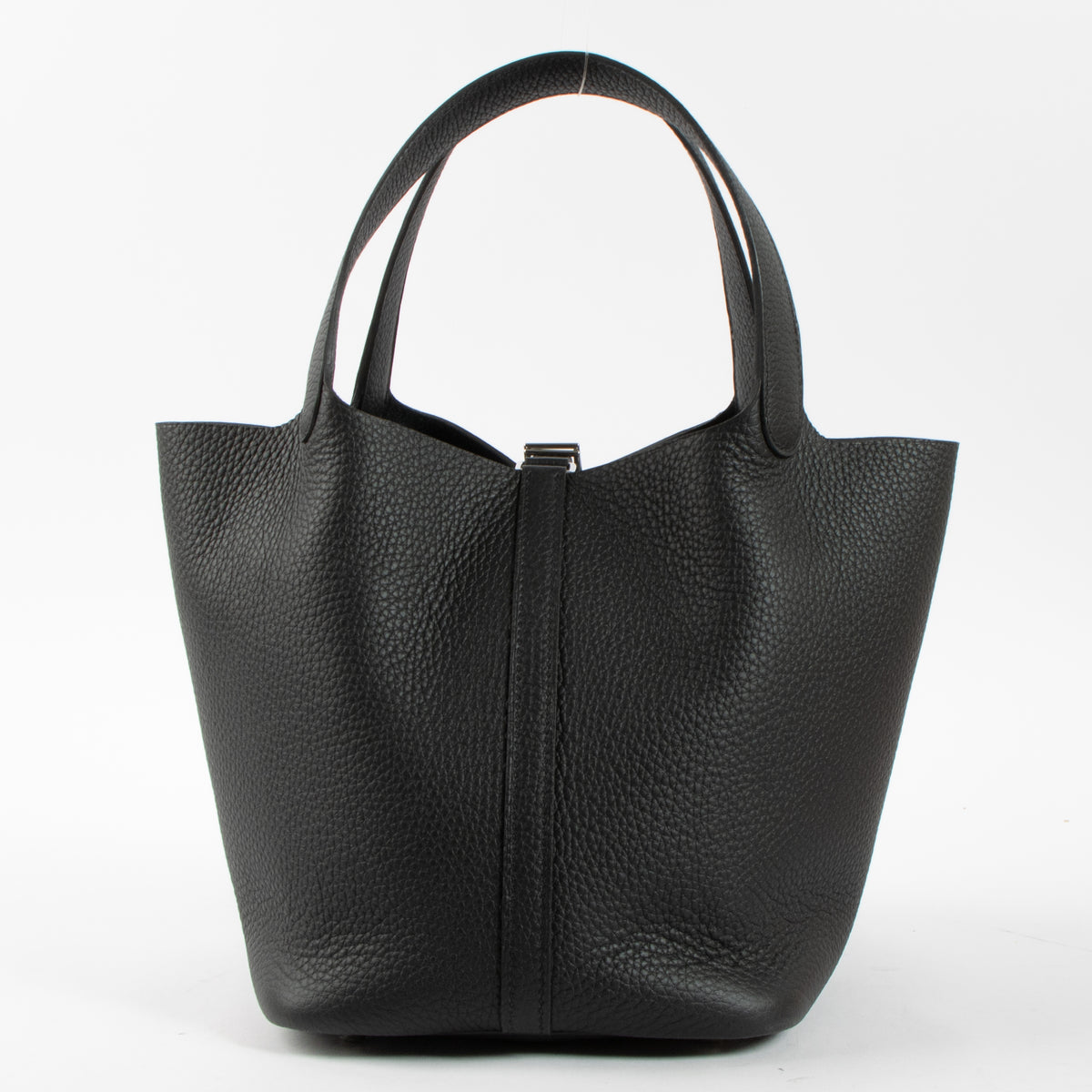Hermès Picotin Lock 22 Black Clemence PHW