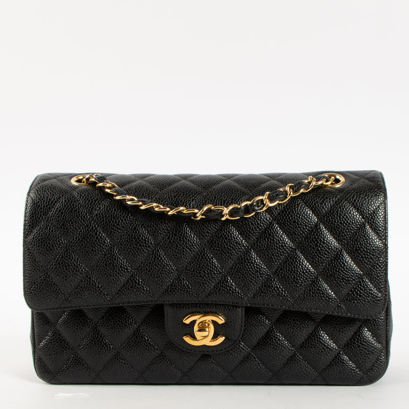 Chanel Black Caviar Medium Classic 11.12 Handbag