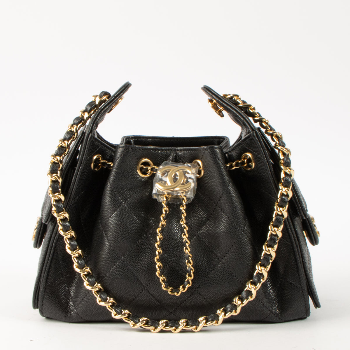 Chanel Black Caviar Chanel 25 Mini Bag