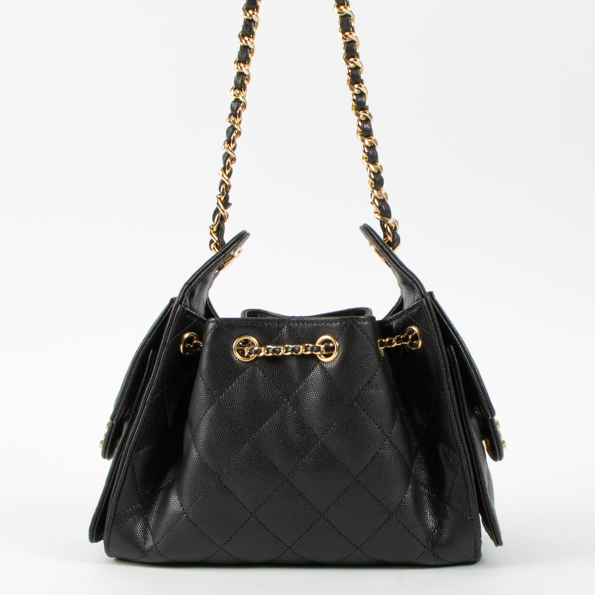 Chanel Black Caviar Chanel 25 Mini Bag