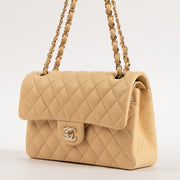 Shop the authentic Chanel Beige Lambskin Medium Classic 11.12 Bag on Labellov.com.