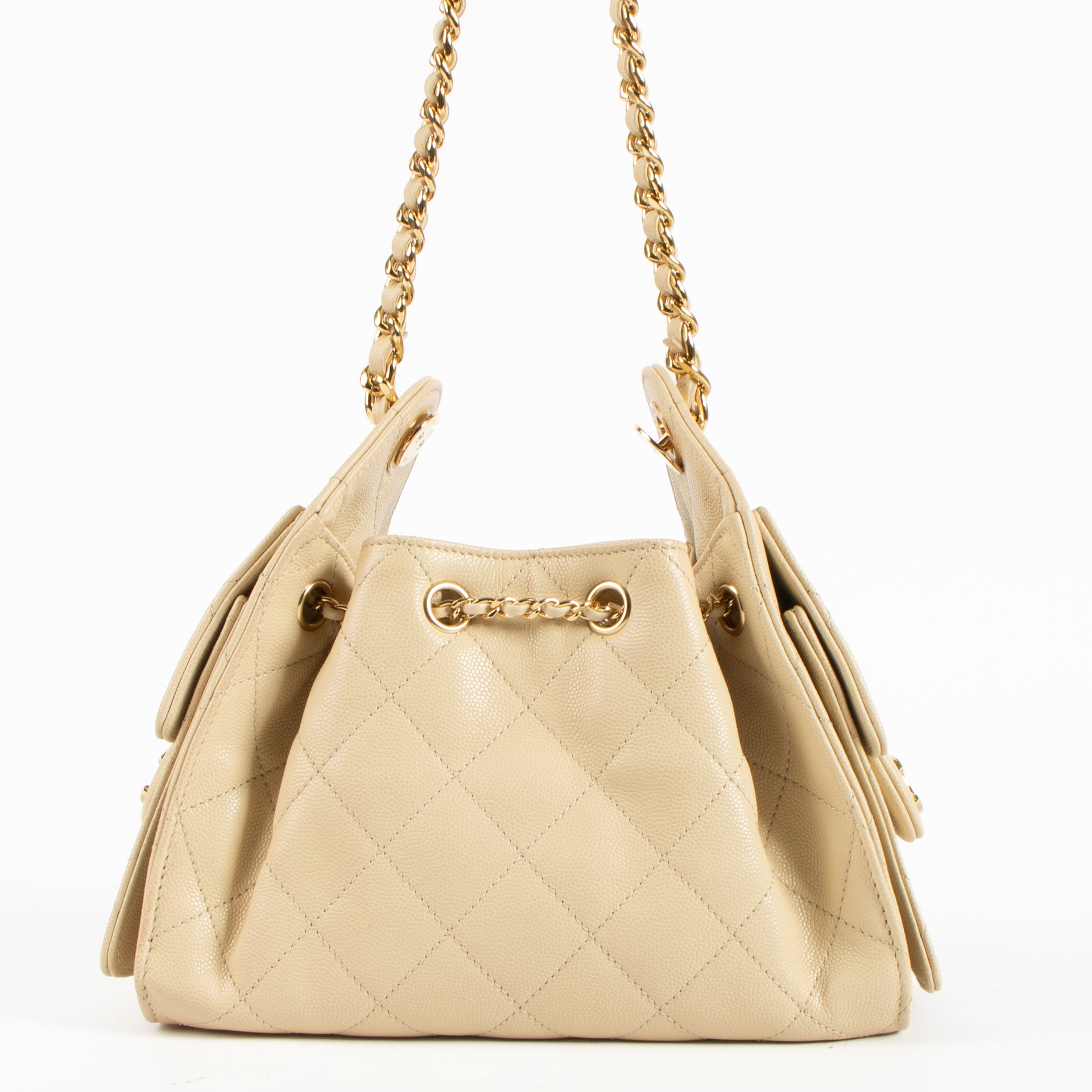 Chanel 26S Beige Caviar Chanel 25 Mini Bag