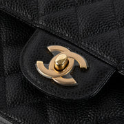 Shop this authentic luxury Chanel Black Caviar Classic 11.12 Handbag Pre-Loved on Labellov.com