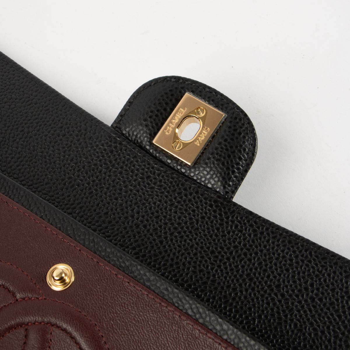 Shop this authentic luxury Chanel Black Caviar Classic 11.12 Handbag Pre-Loved on Labellov.com
