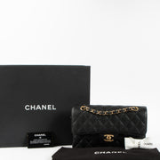 Shop the authentic Chanel Black Caviar Small Classic Flap Bag GHW on Labellov.com.