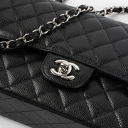 Shop the authentic Chanel Black Caviar Medium Classic 11.12 Handbag on Labellov.com.