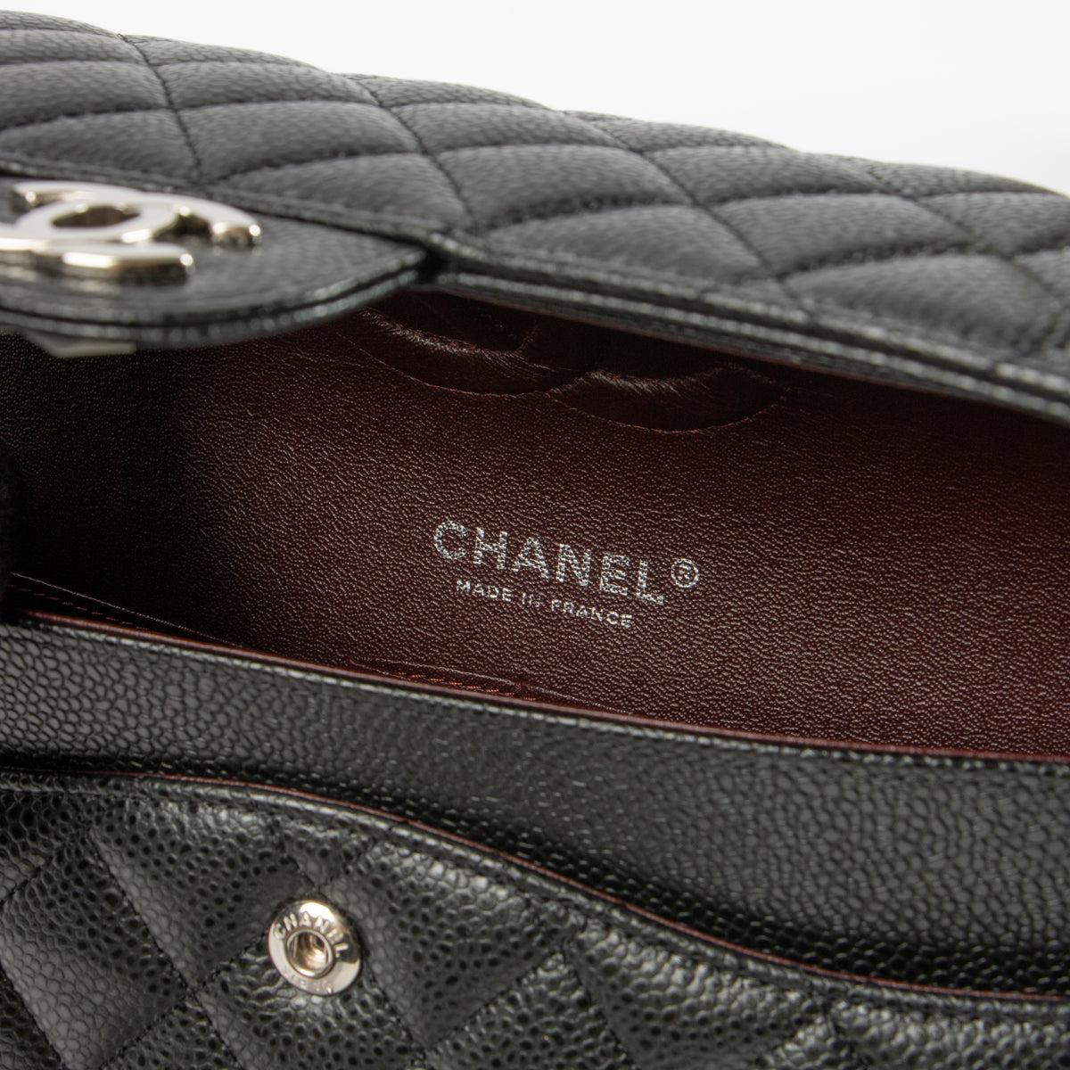 Shop the authentic Chanel Black Caviar Medium Classic 11.12 Handbag on Labellov.com.
