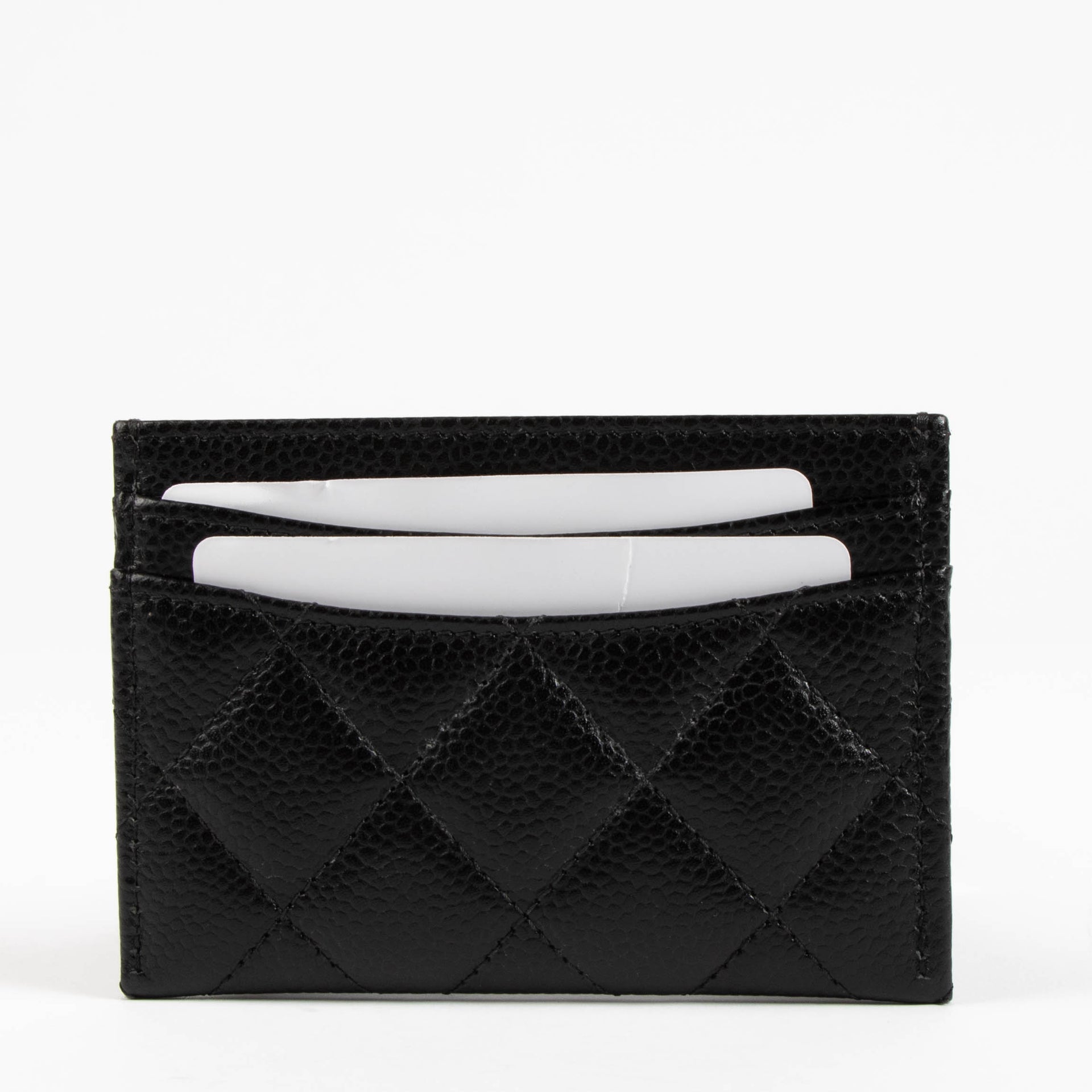 Chanel Black Caviar Classic Card Holder