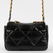 Shop the authentic Chanel Black Lambskin Small Chanel 19 Bag second hand on Labellov.com!
