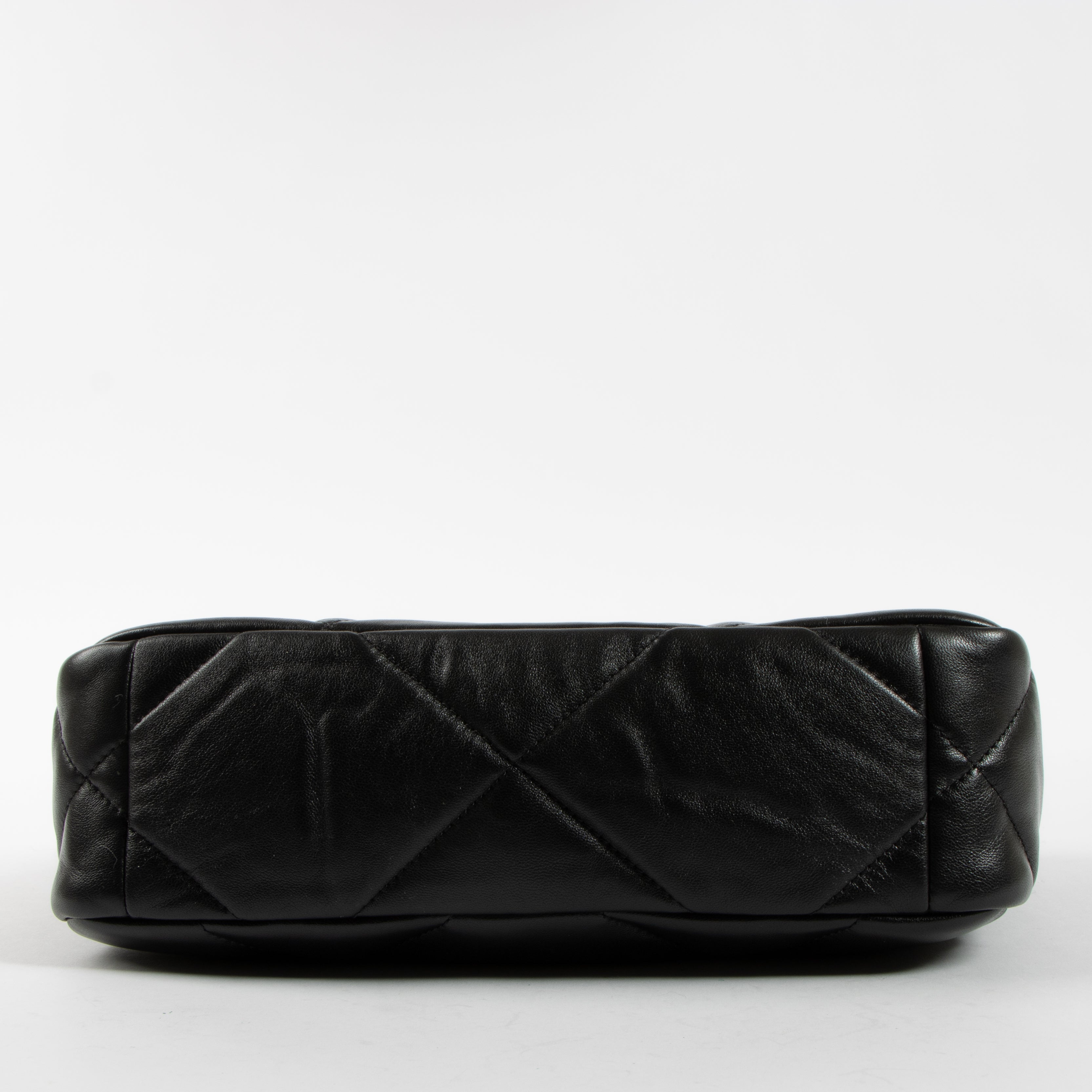 Chanel Black Lambskin Small Chanel 19 Bag – Labellov